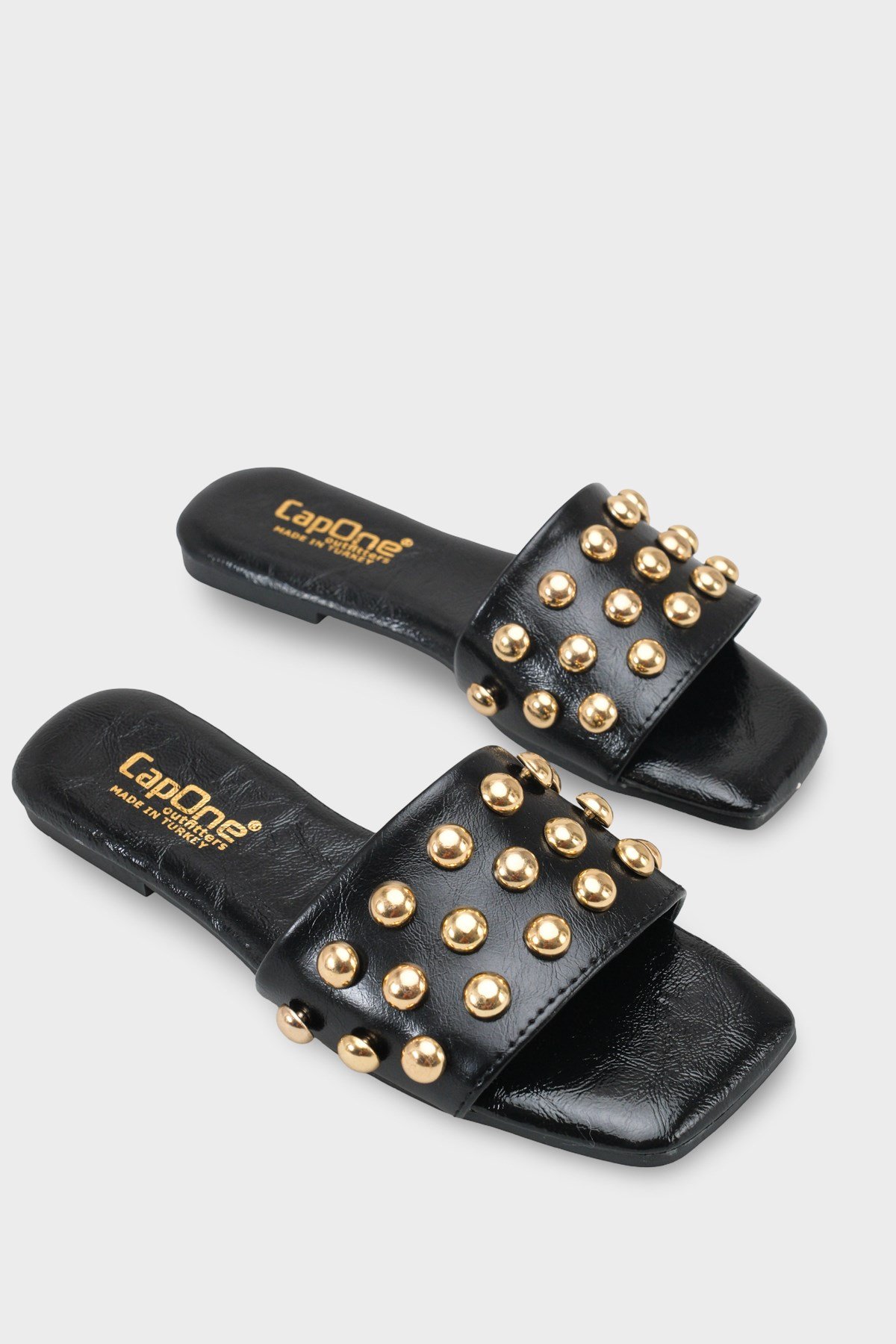 Capone Outfitters 2641 Women Black Sandal
