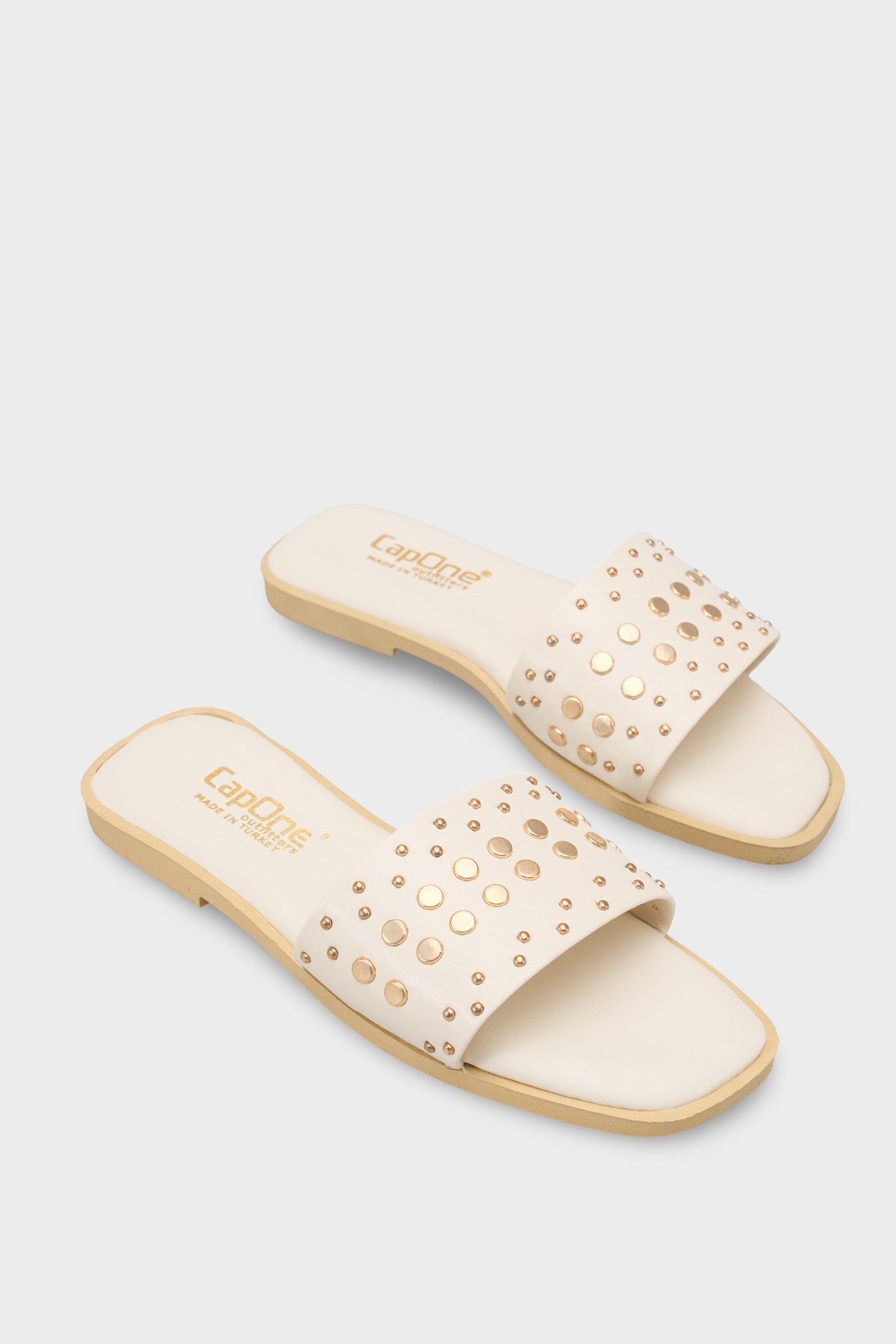 Capone Outfitters 2644 Women Beige Sandal