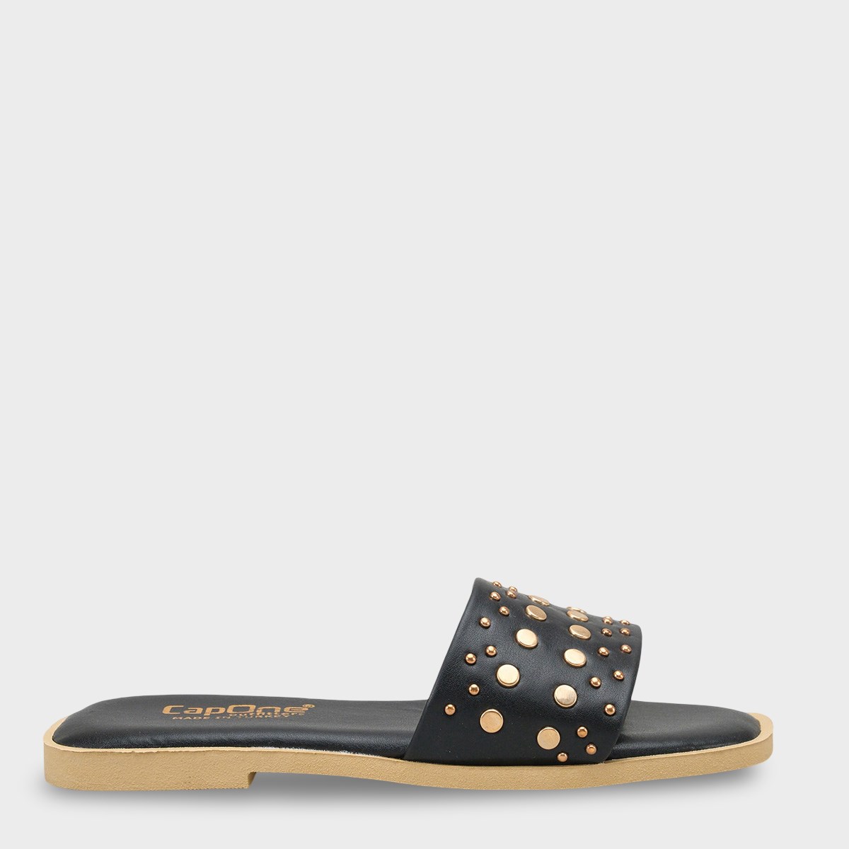 Capone Outfitters 2644 Women Black Sandal