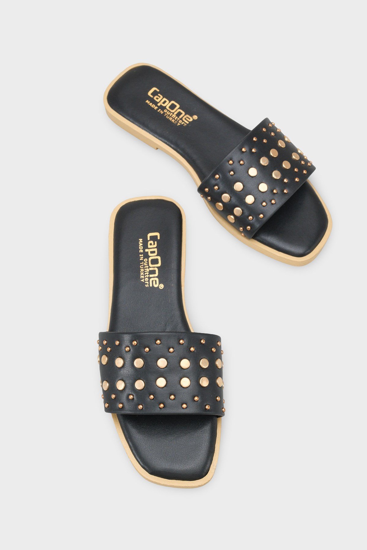 Capone Outfitters 2644 Women Black Sandal