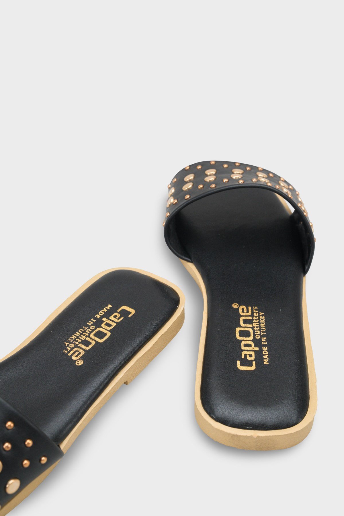 Capone Outfitters 2644 Women Black Sandal
