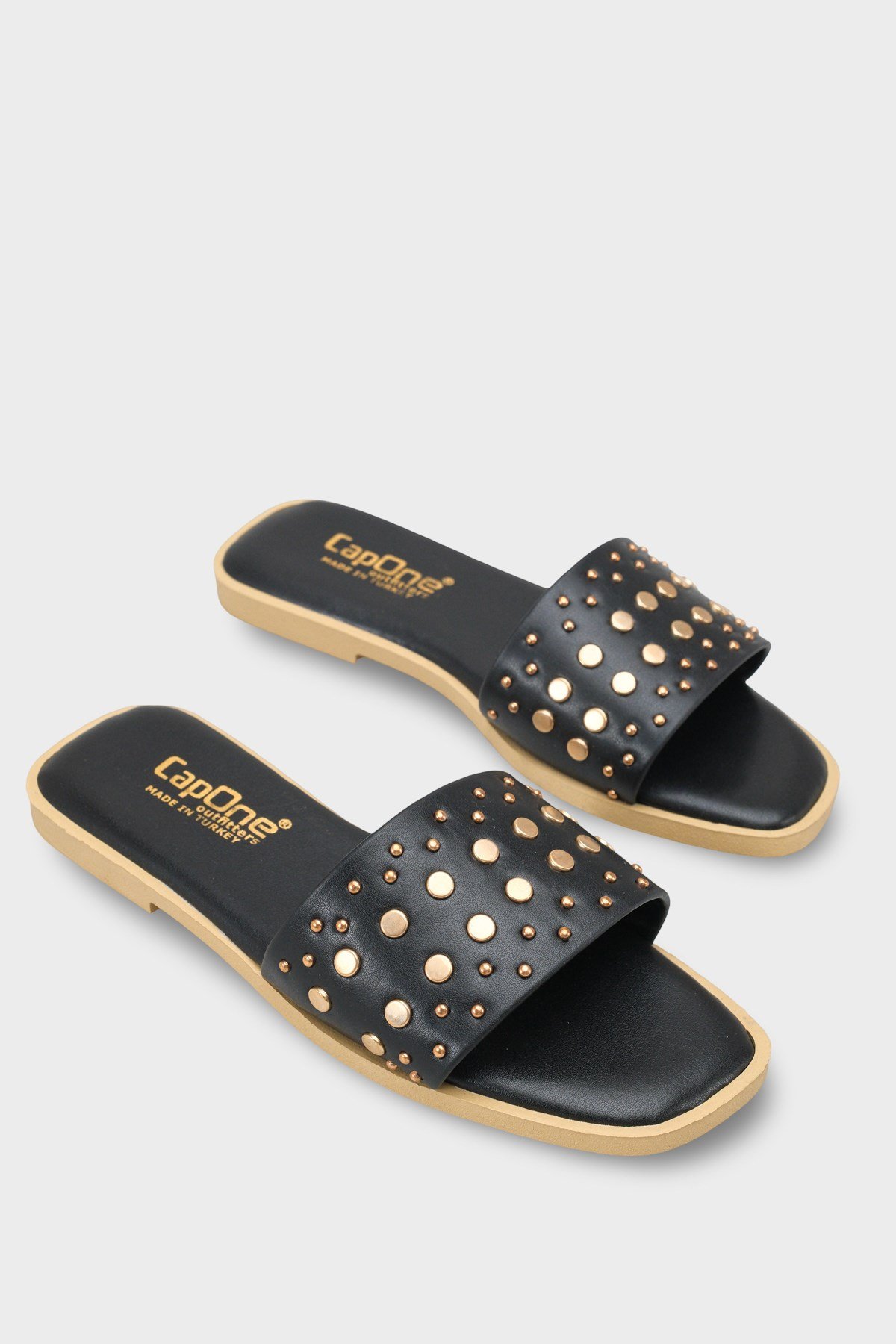 Capone Outfitters 2644 Women Black Sandal