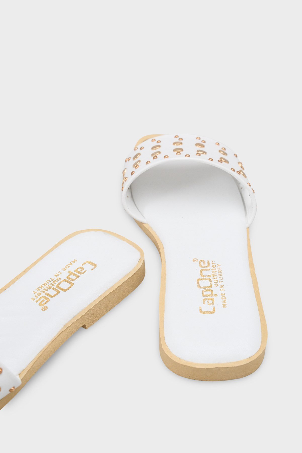 Capone Outfitters 2644 Women White Sandal