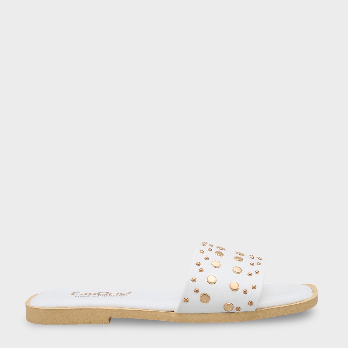 Capone Outfitters 2644 Women White Sandal