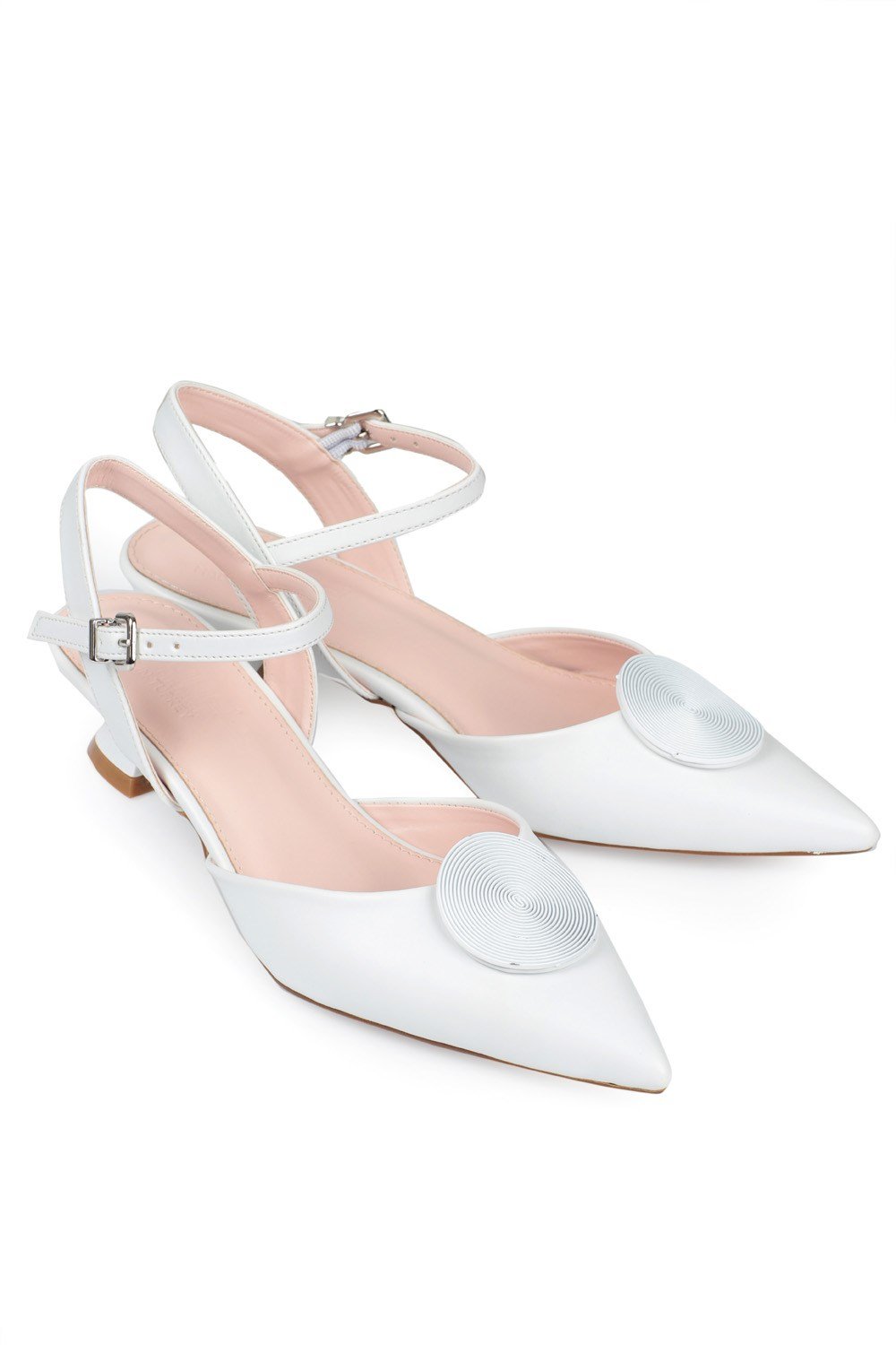 Capone Outfitters 290 Women White Heeled