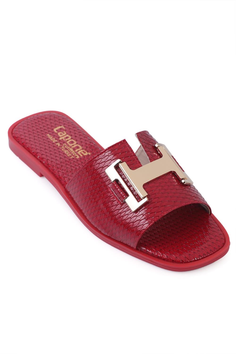 Capone Outfitters 2914 Women Red Sandal