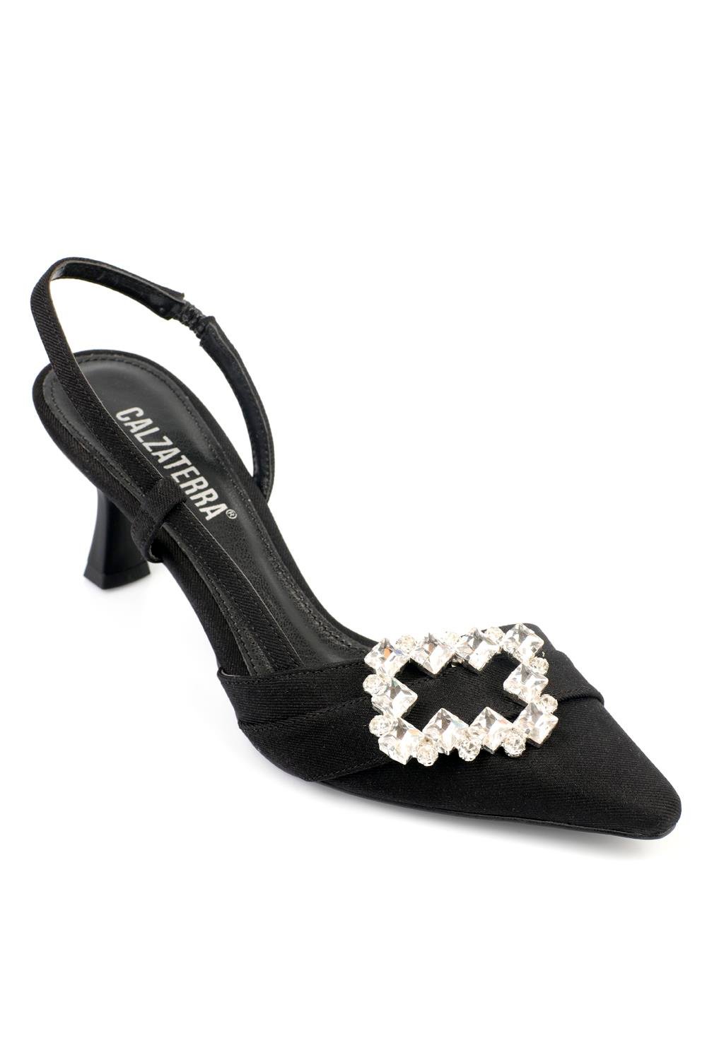 Capone Outfitters 303 Women Black Heeled