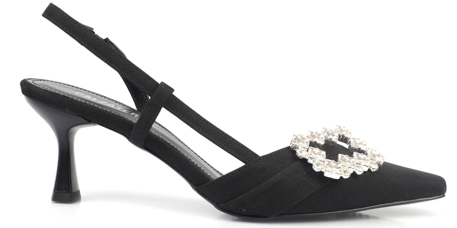 Capone Outfitters 303 Women Black Heeled