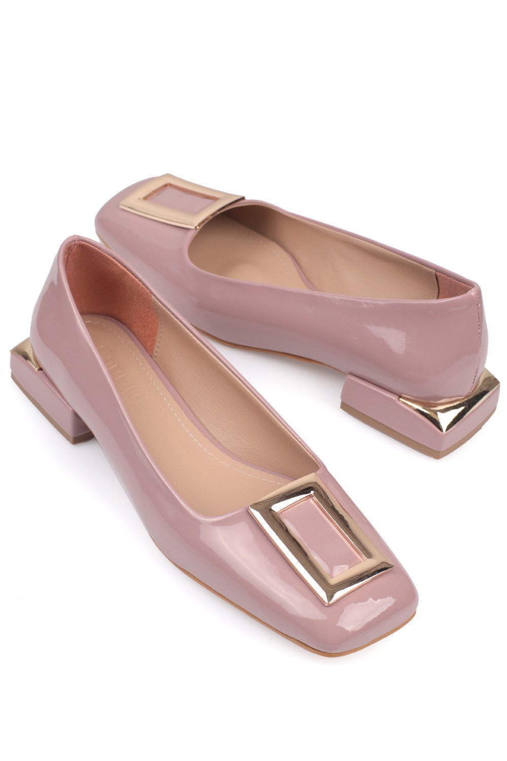 Capone Outfitters 3153 Women Salmon Ballerina