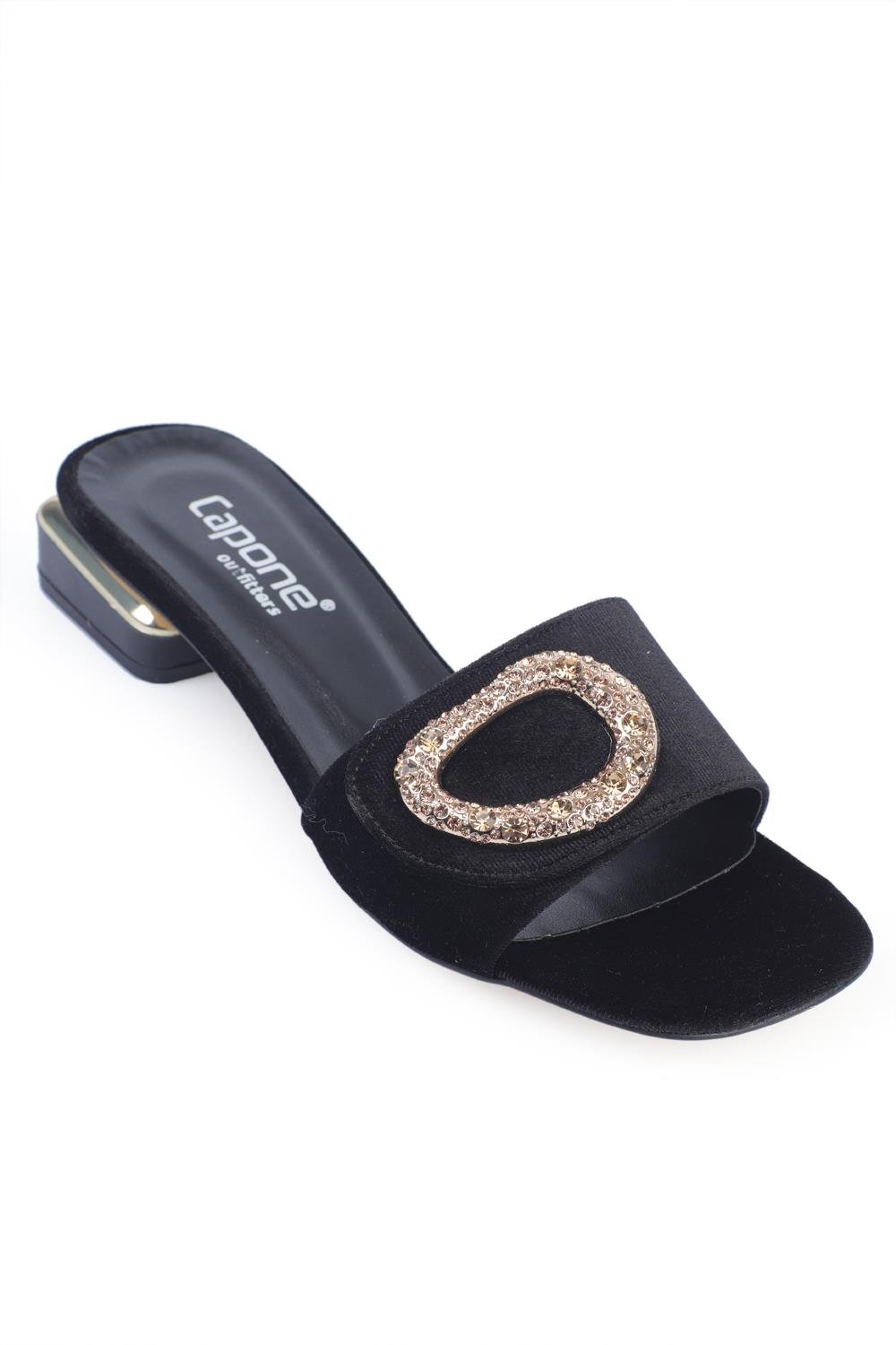 Capone Outfitters 324 Women Black Sandal