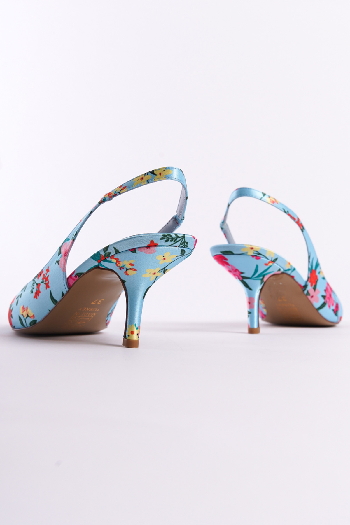 Capone Outfitters 4103 Women Blue Heeled