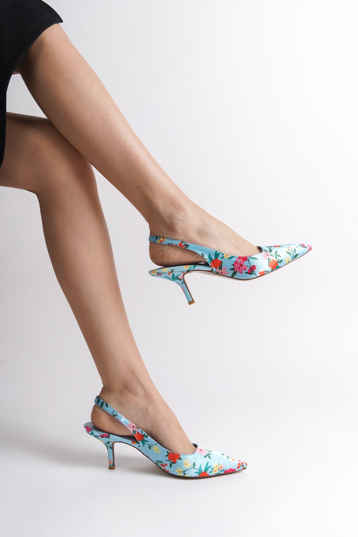 Capone Outfitters 4103 Women Blue Heeled