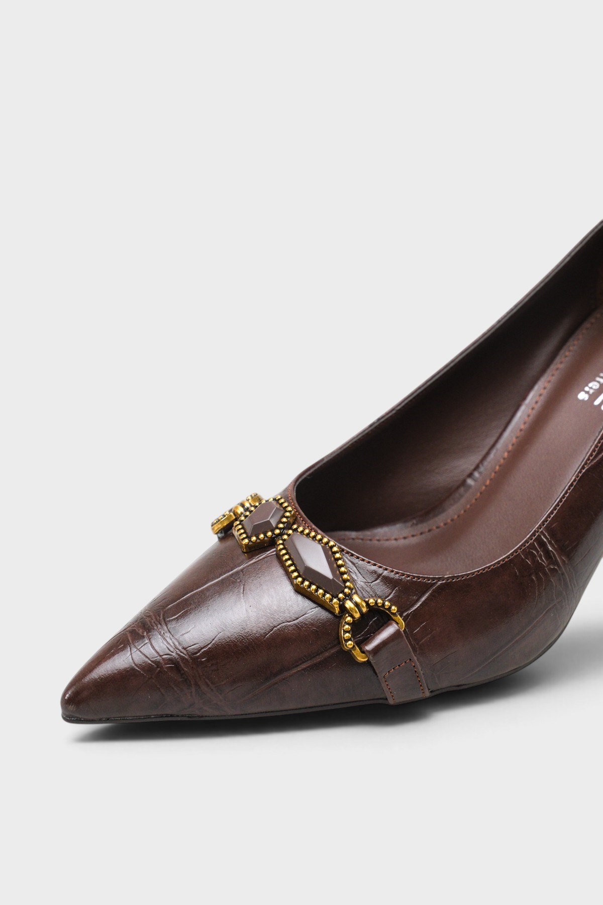 Capone Outfitters 4801 Women Brown Heeled