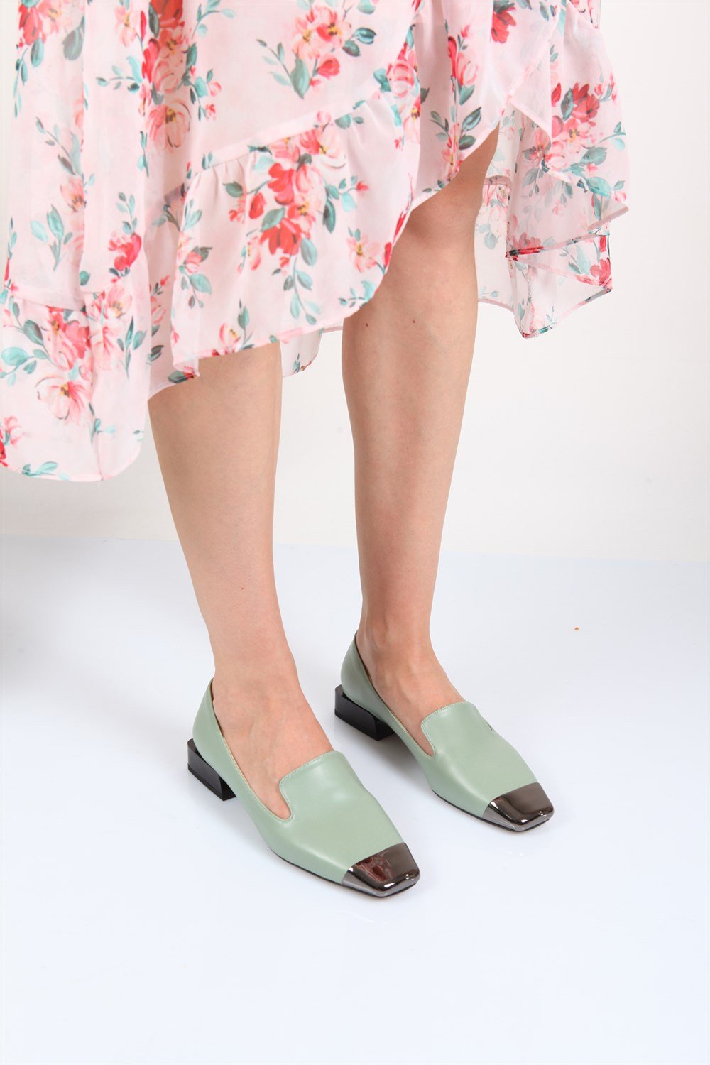 Capone Outfitters 5463623 Women Mint Green Ballerina