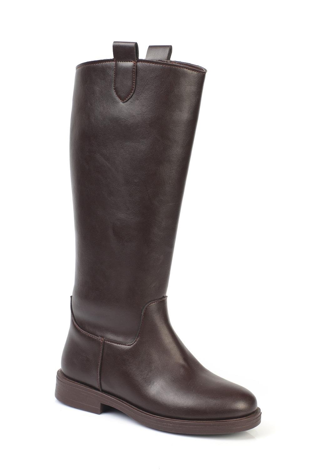 Capone Outfitters 547 Women Dark Brown Boot