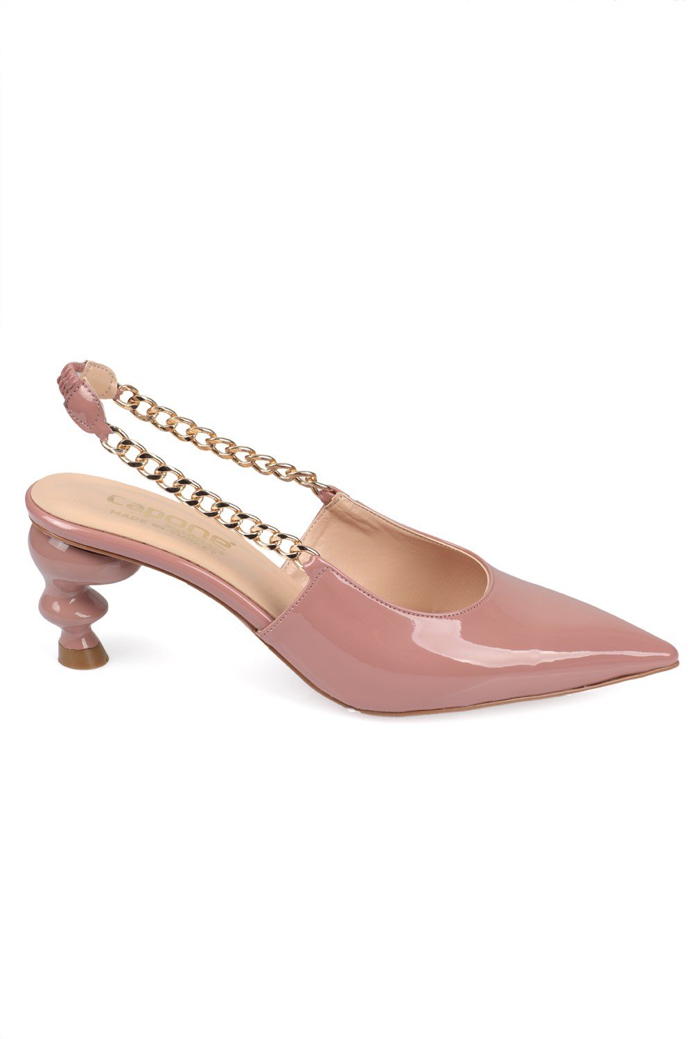 Capone Outfitters 561 Women Salmon Stiletto