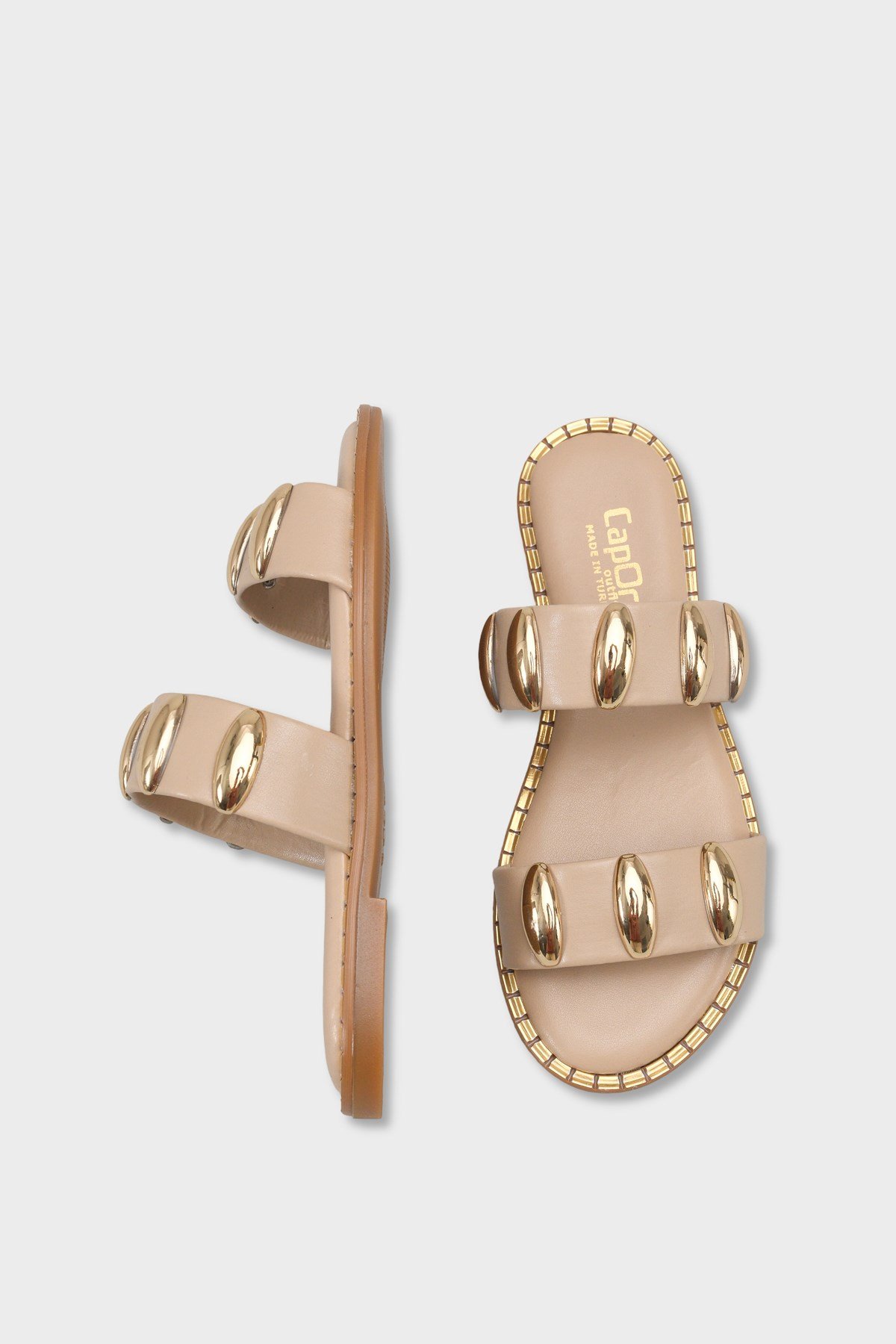 Capone Outfitters 605 Women Beige Sandal