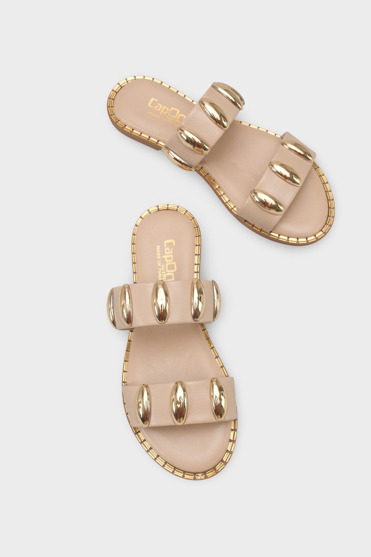 Capone Outfitters 605 Women Beige Sandal