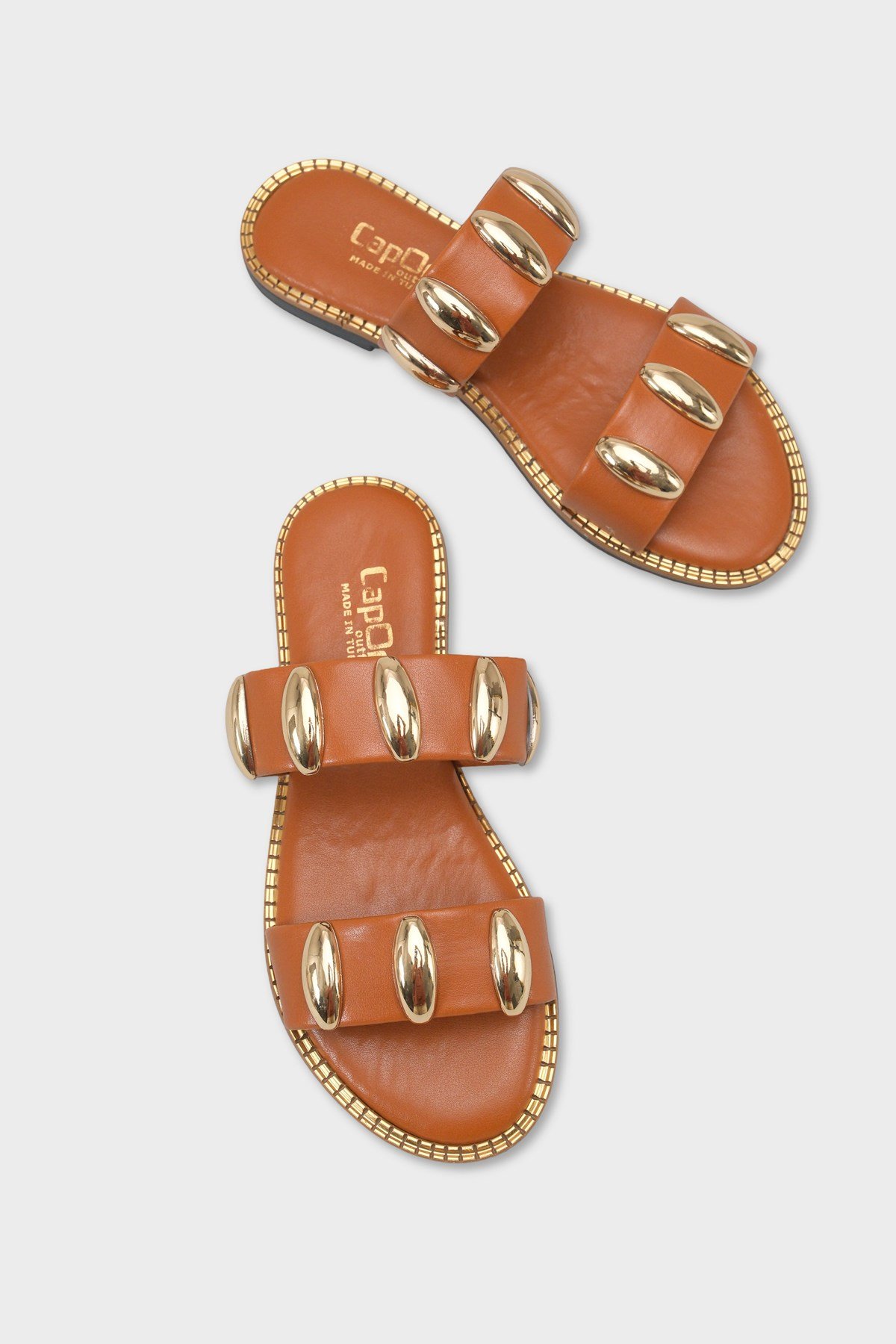 Capone Outfitters 605 Women Tan Sandal