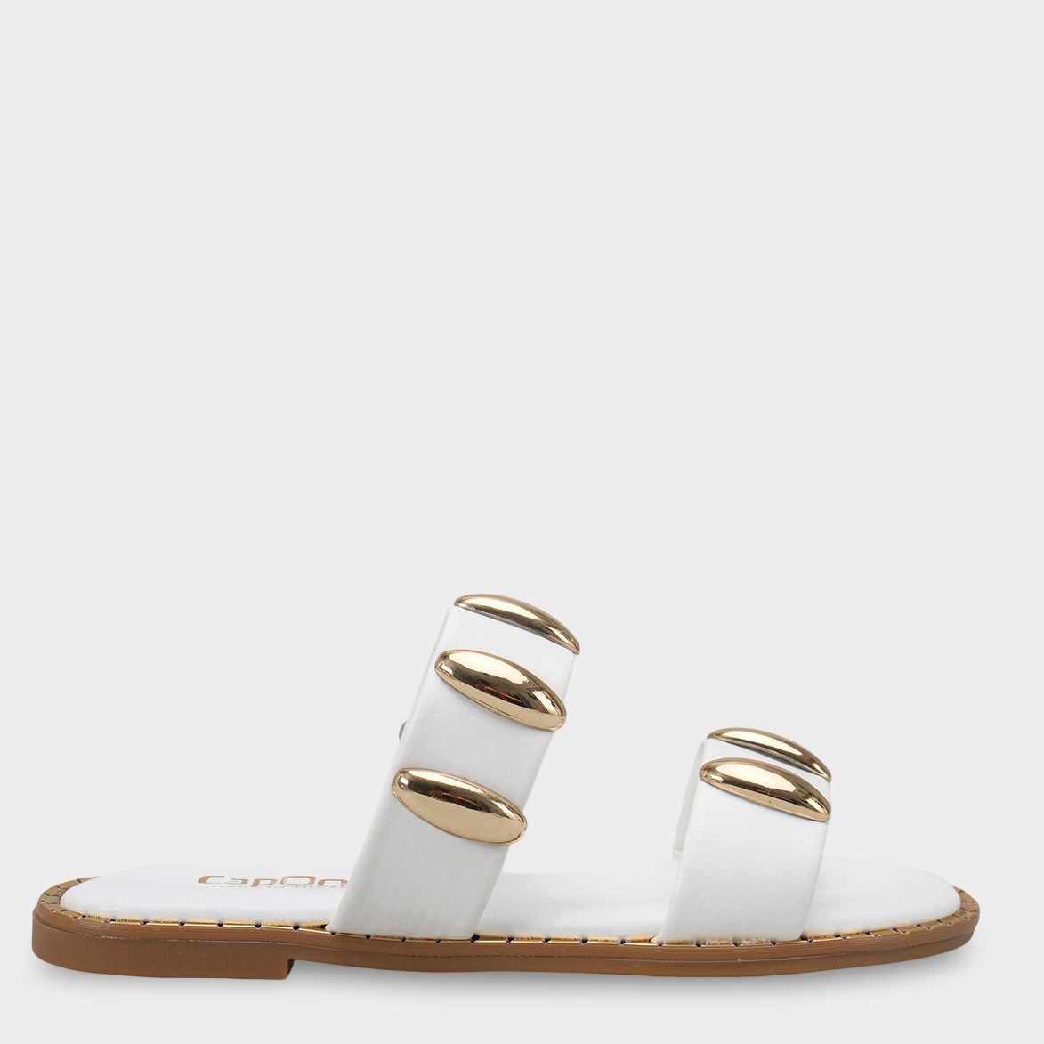 Capone Outfitters 605 Women White Sandal