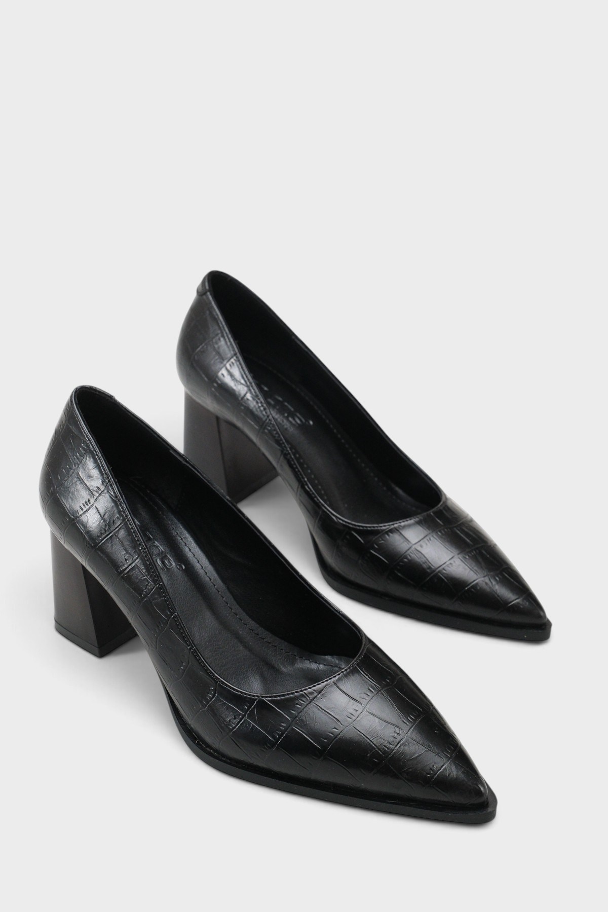 Capone Outfitters 606 Women Black Heeled