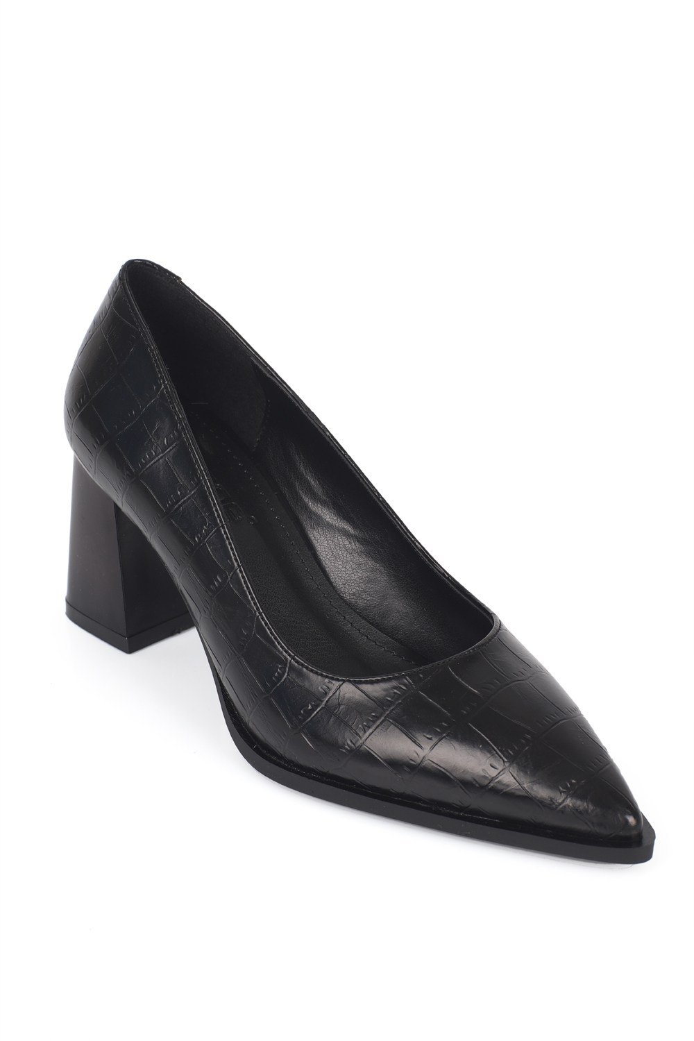 Capone Outfitters 606 Women Black Heeled