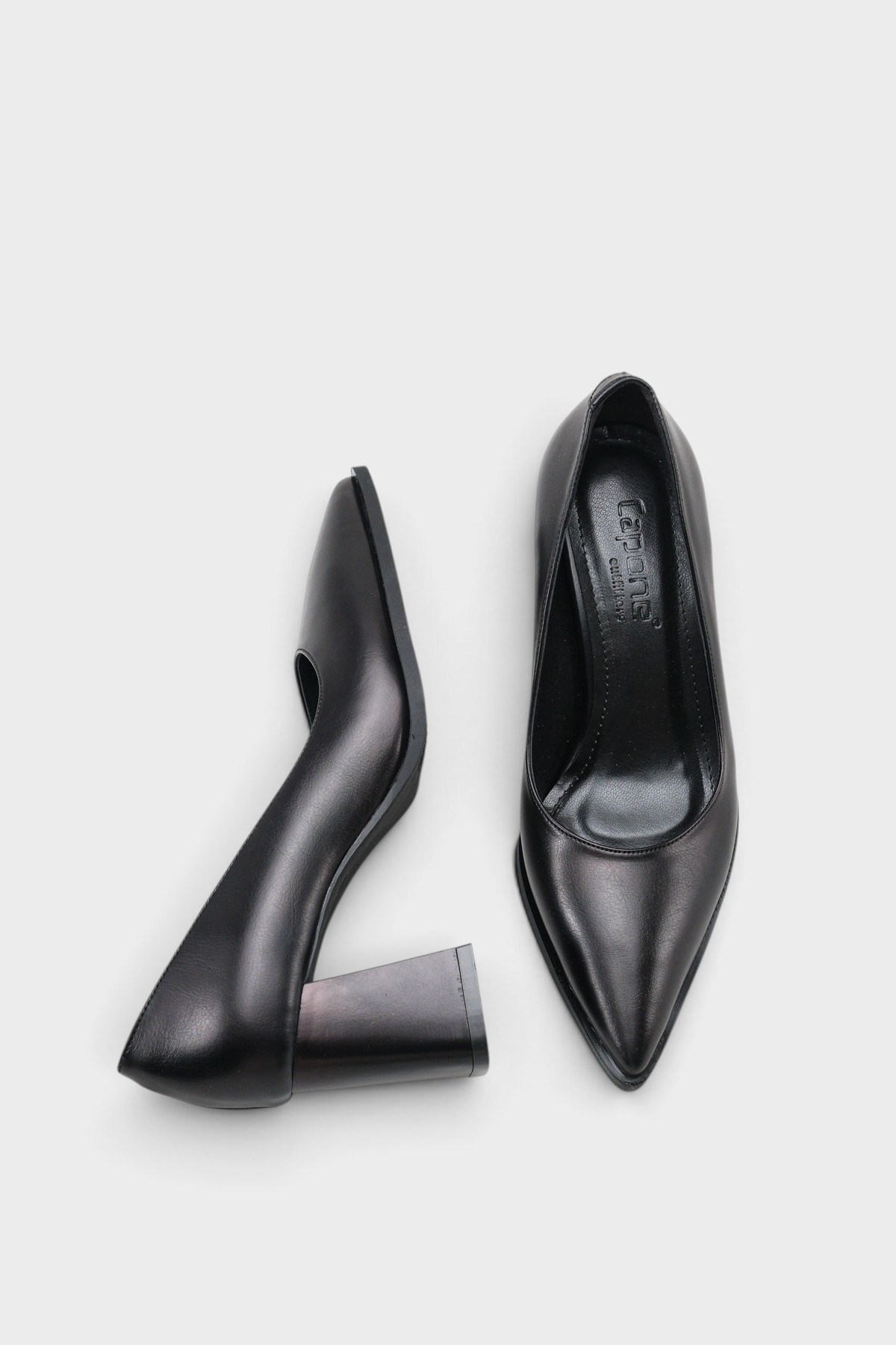 Capone Outfitters 606 Women Black Heeled