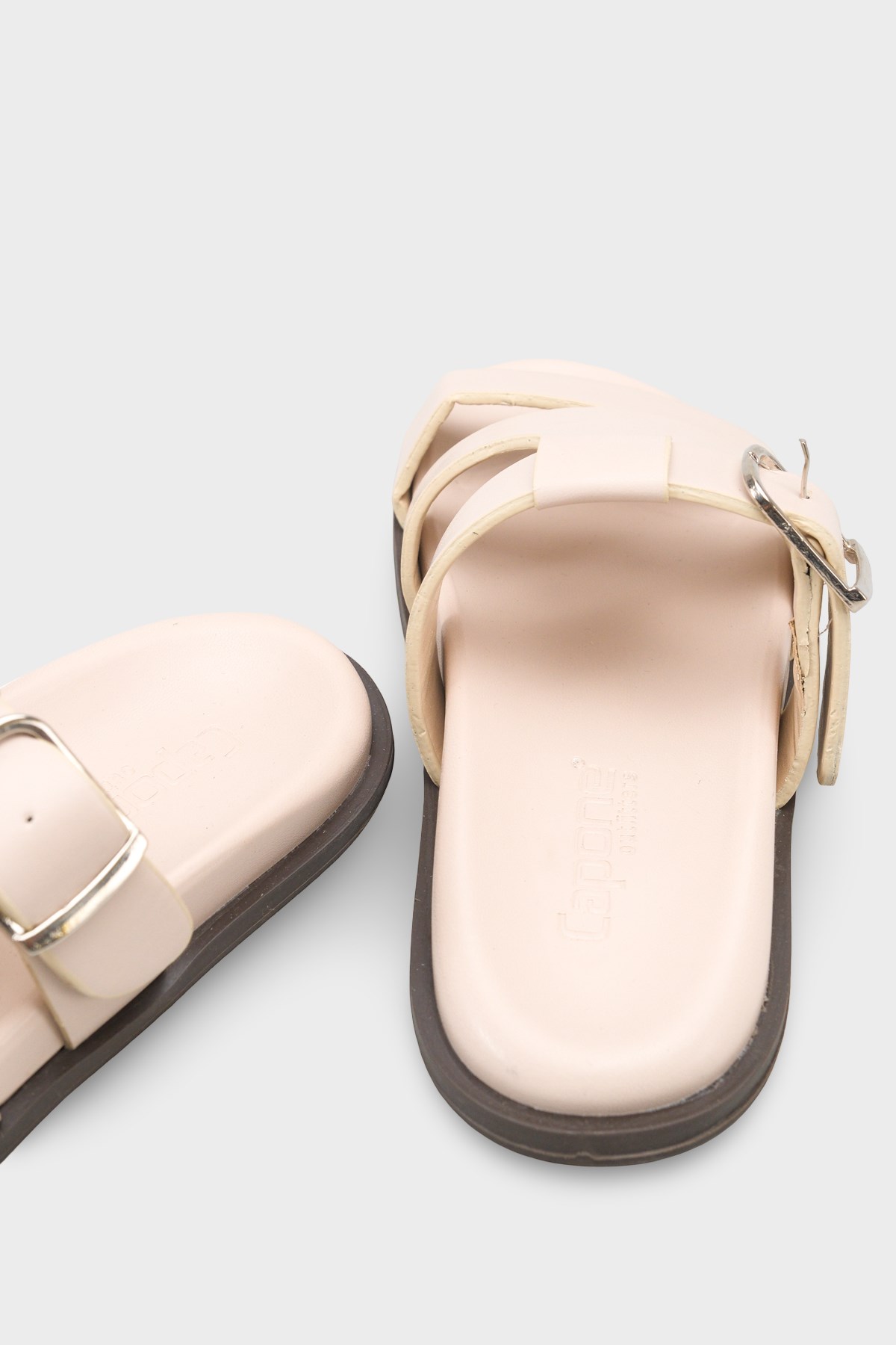 Capone Outfitters 6100 Women Beige Sandal
