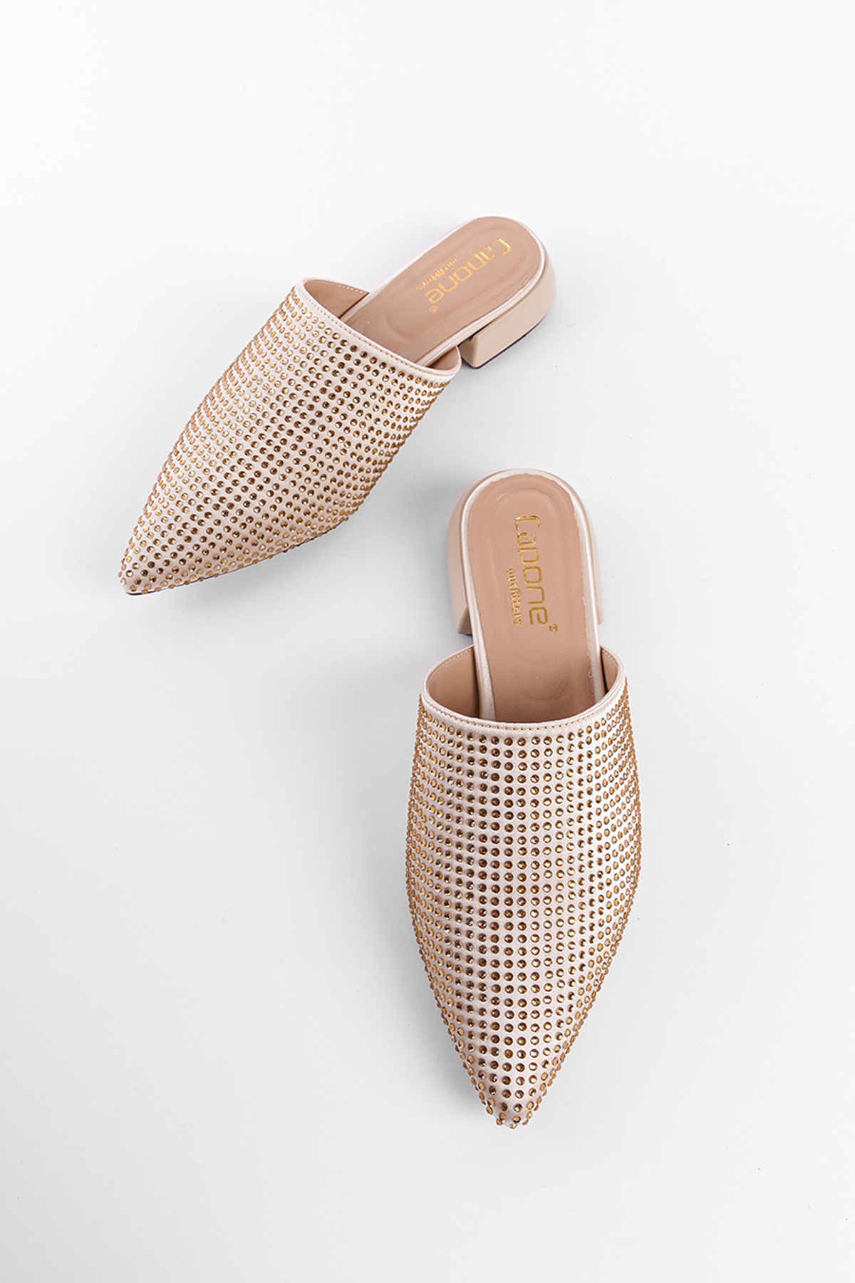 Capone Outfitters 726 Women Gold Sandal