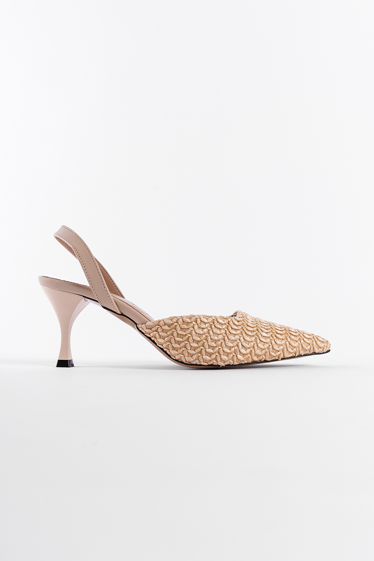 Capone Outfitters 728 Women Nude Beige Heeled