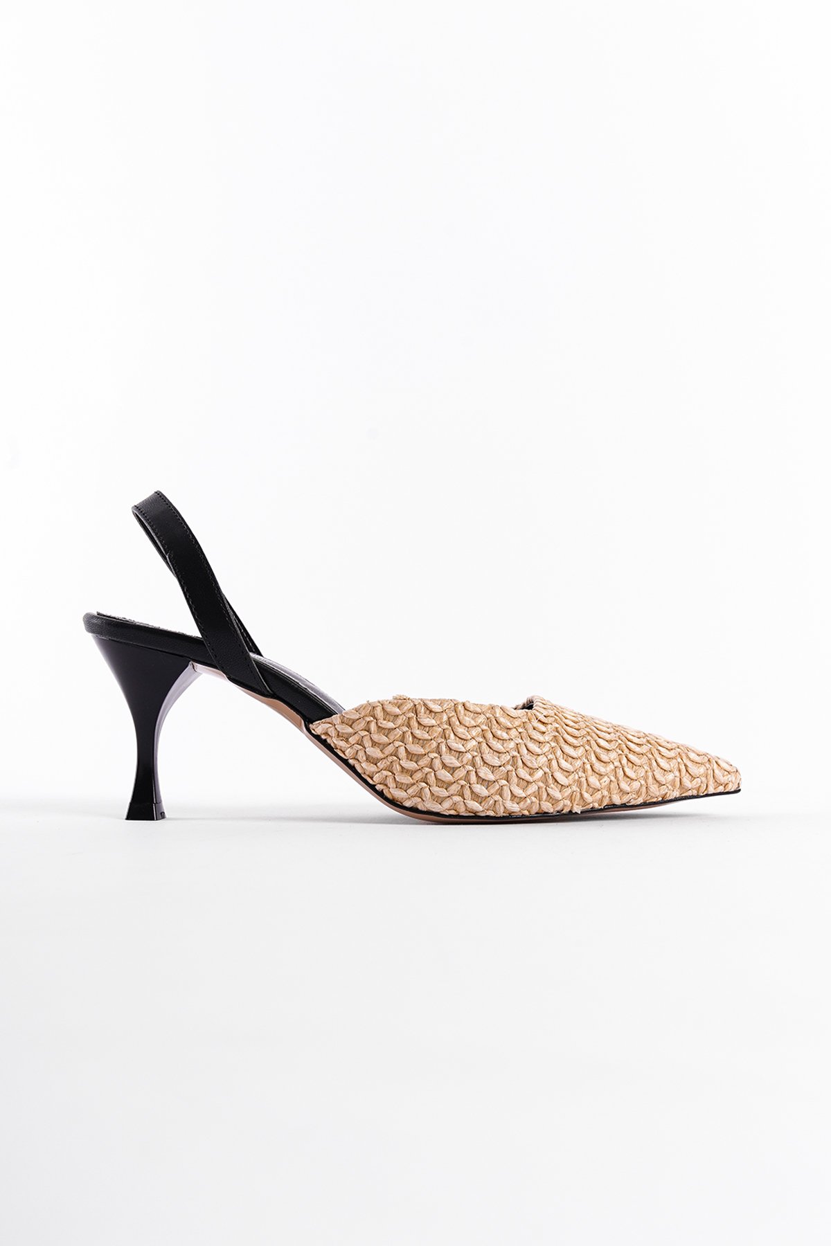 Capone Outfitters 728 Women Nude Black Heeled