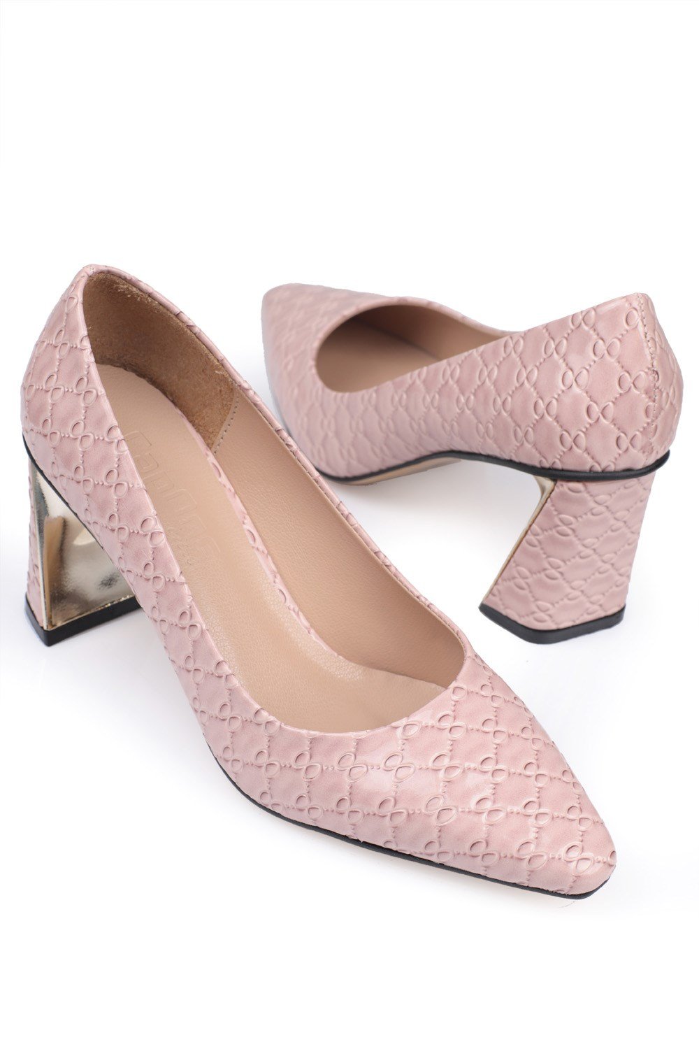 Capone Outfitters 7404 Women Beige Heeled