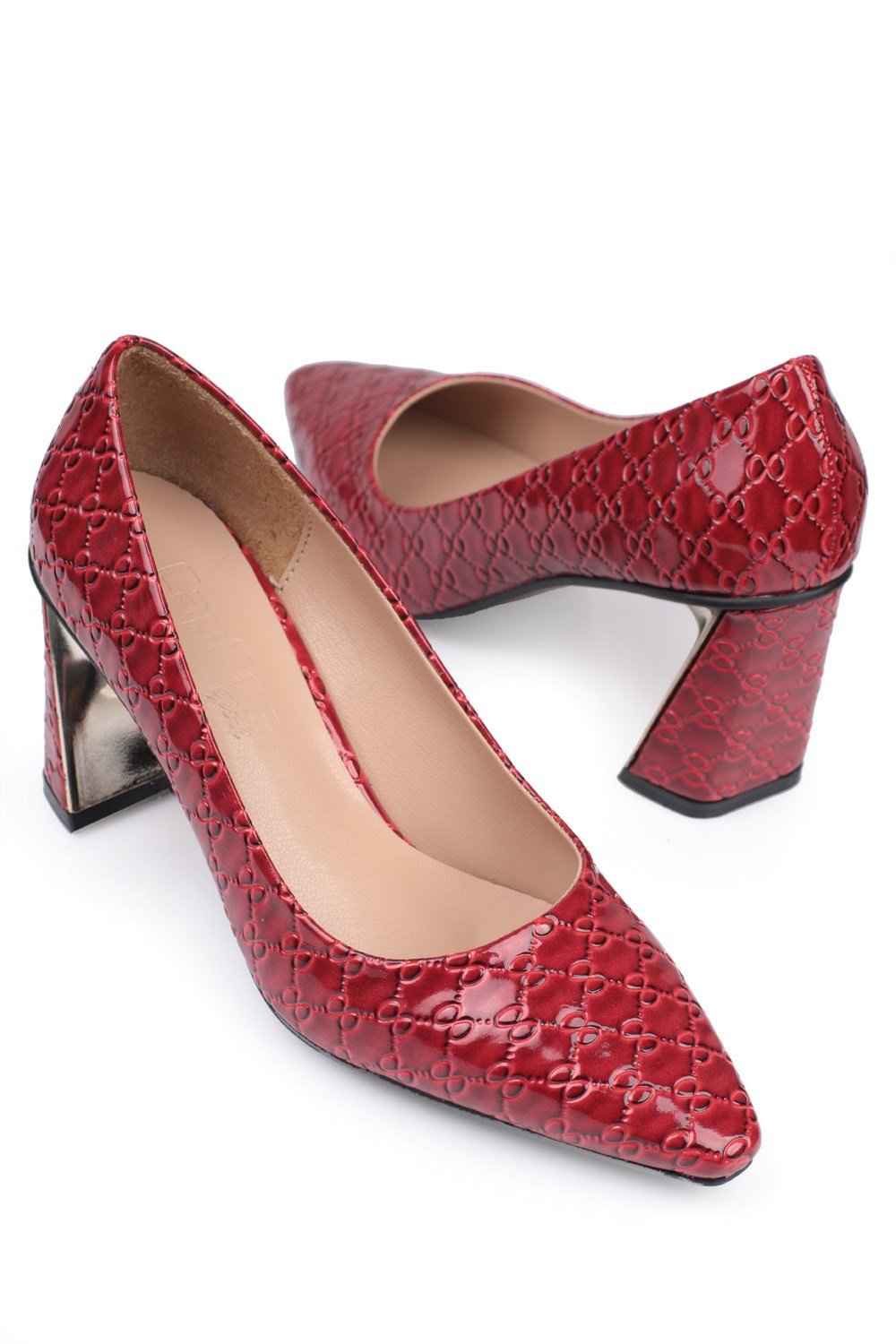 Capone Outfitters 7404 Women Red Heeled