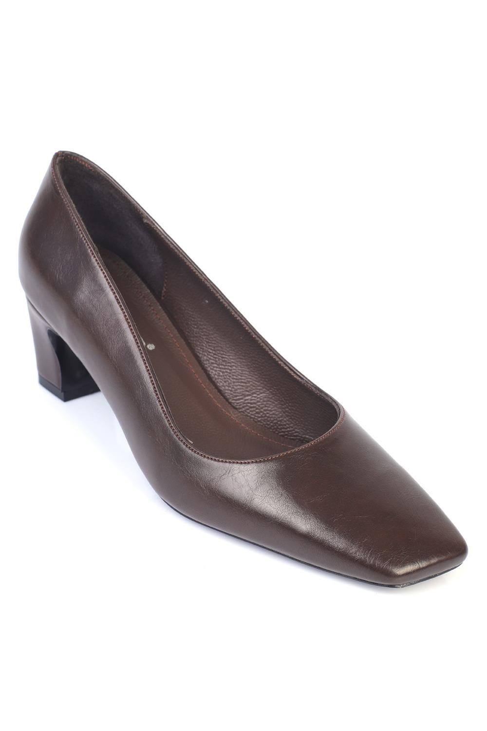Capone Outfitters 8007 Women Brown Heeled