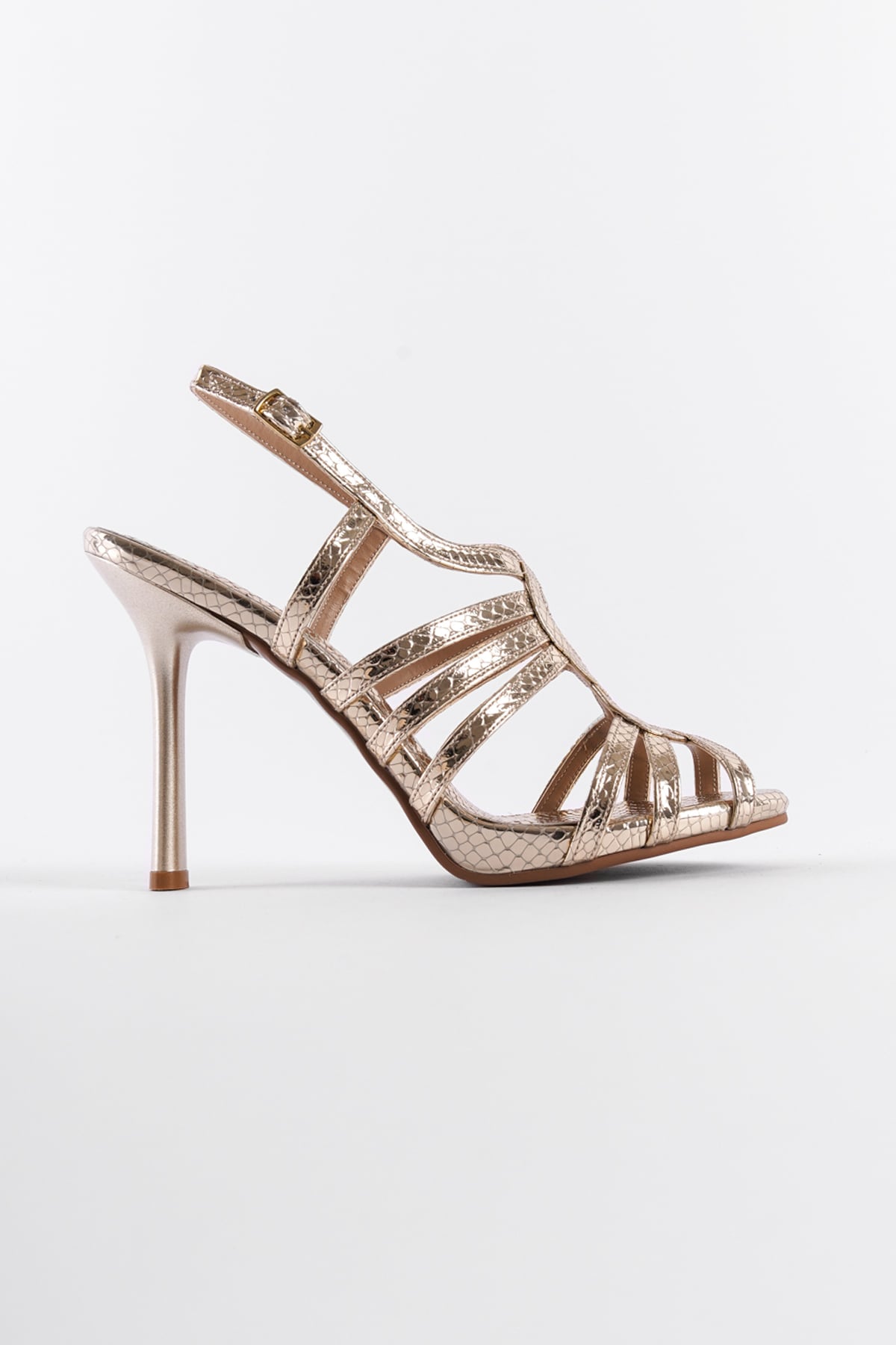 Capone Outfitters 810 Women Gold Sandal