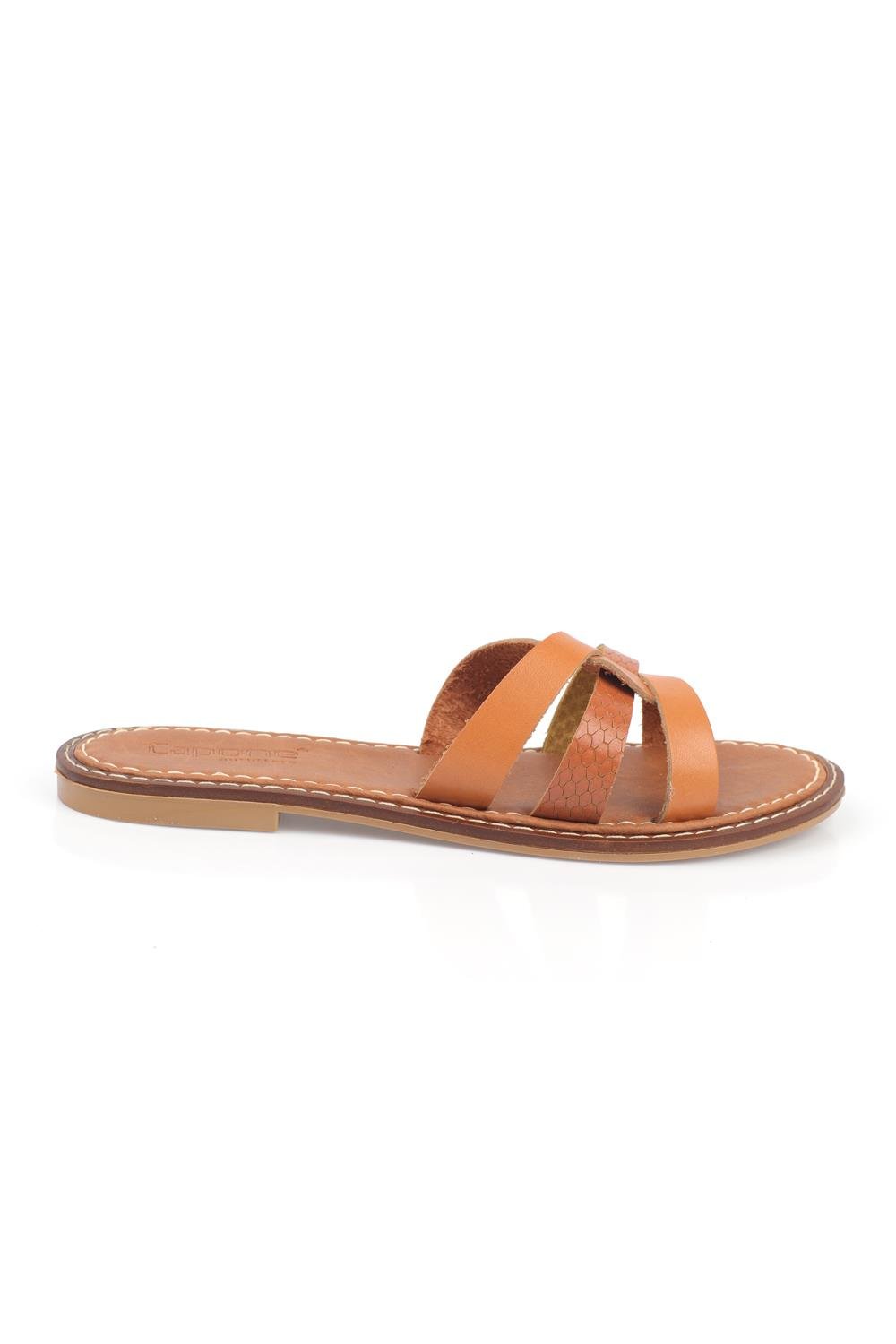Capone Outfitters 845 Women Tan Sandal