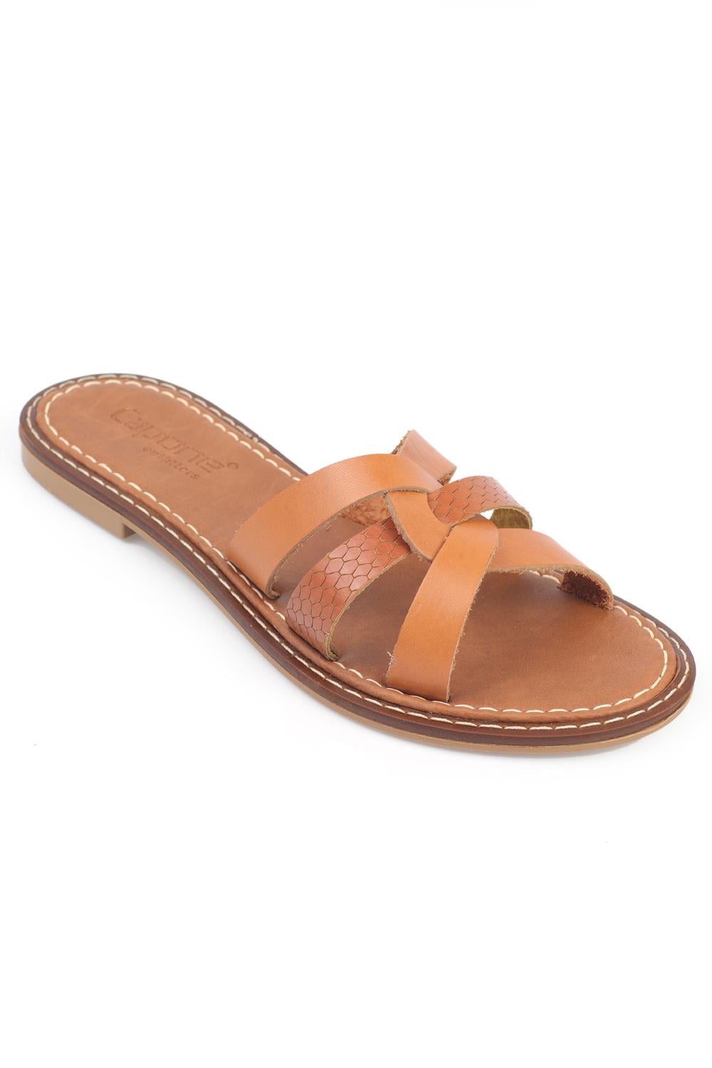 Capone Outfitters 845 Women Tan Sandal
