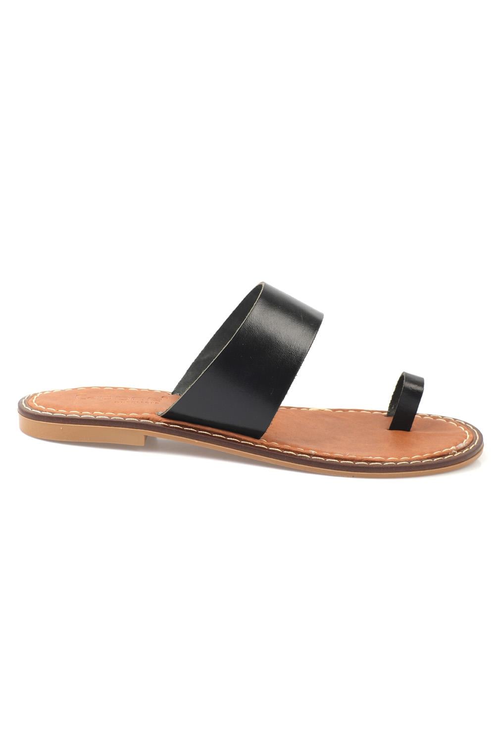 Capone Outfitters 846 Women Black Sandal
