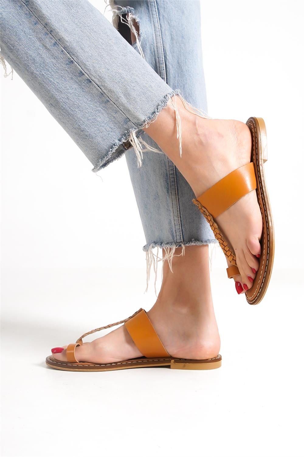 Capone Outfitters 848 Women Tan Sandal