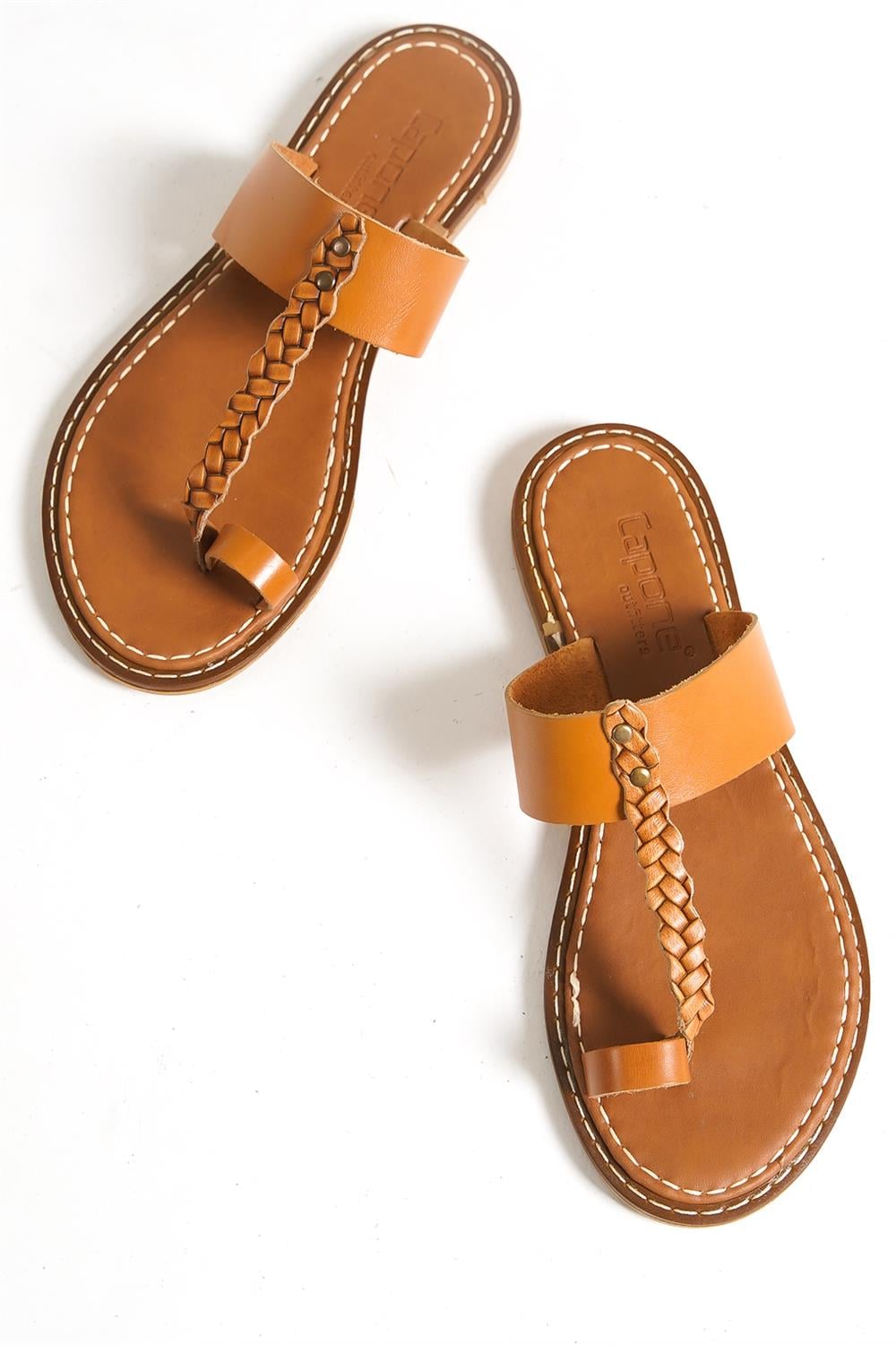 Capone Outfitters 848 Women Tan Sandal