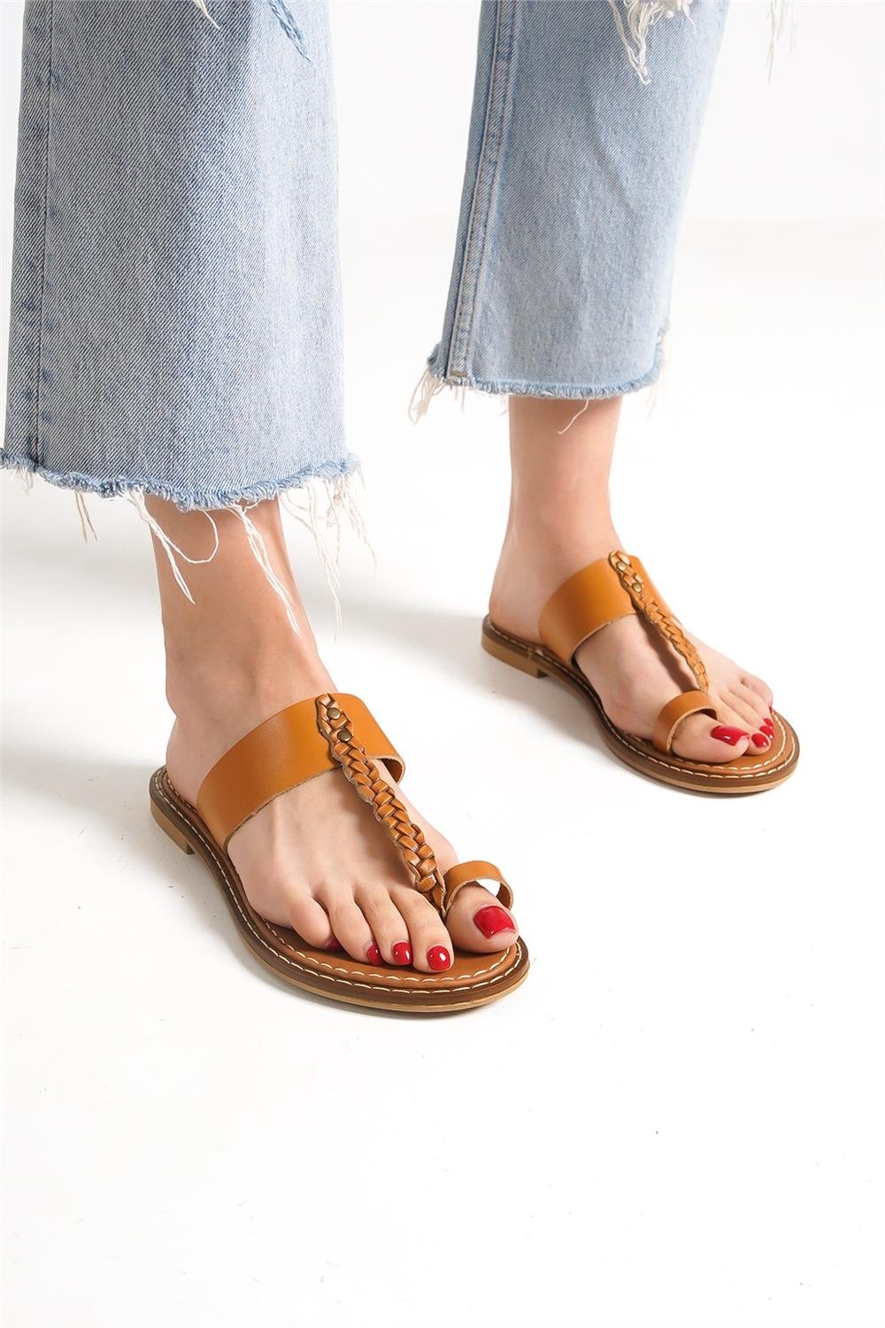 Capone Outfitters 848 Women Tan Sandal