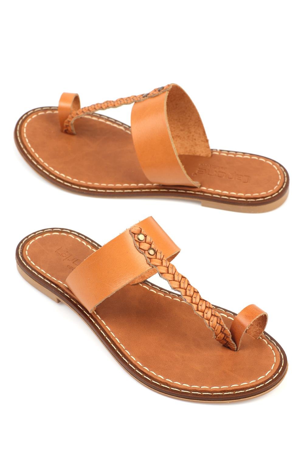 Capone Outfitters 848 Women Tan Sandal