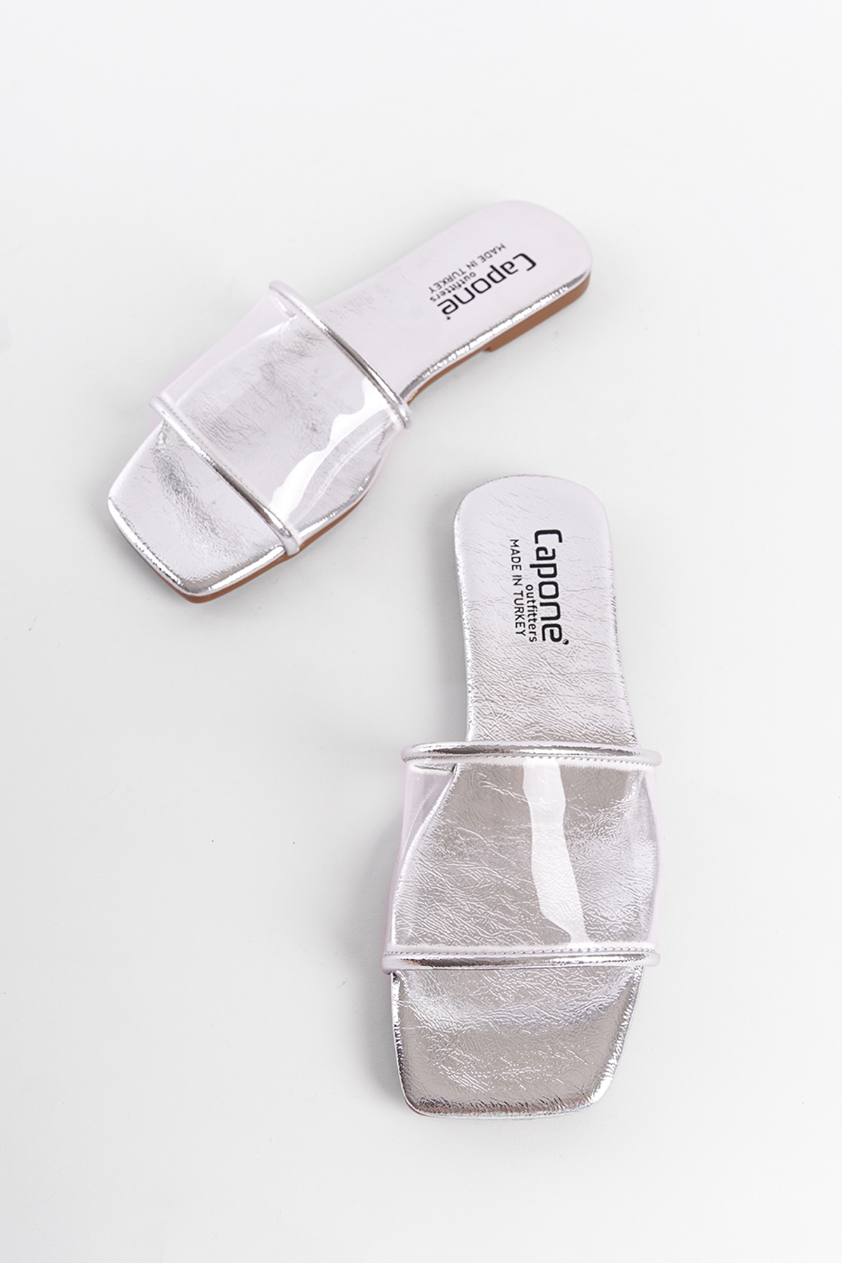 Capone Outfitters 8620 Women Silver Sandal