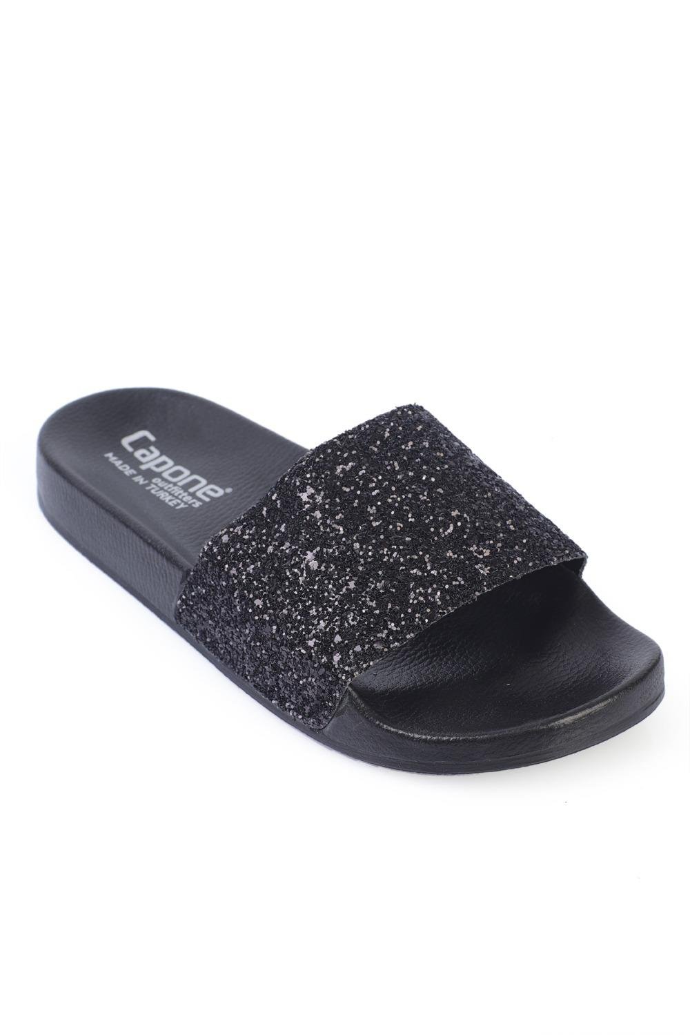 Capone Outfitters 901201 Women Black Sandal