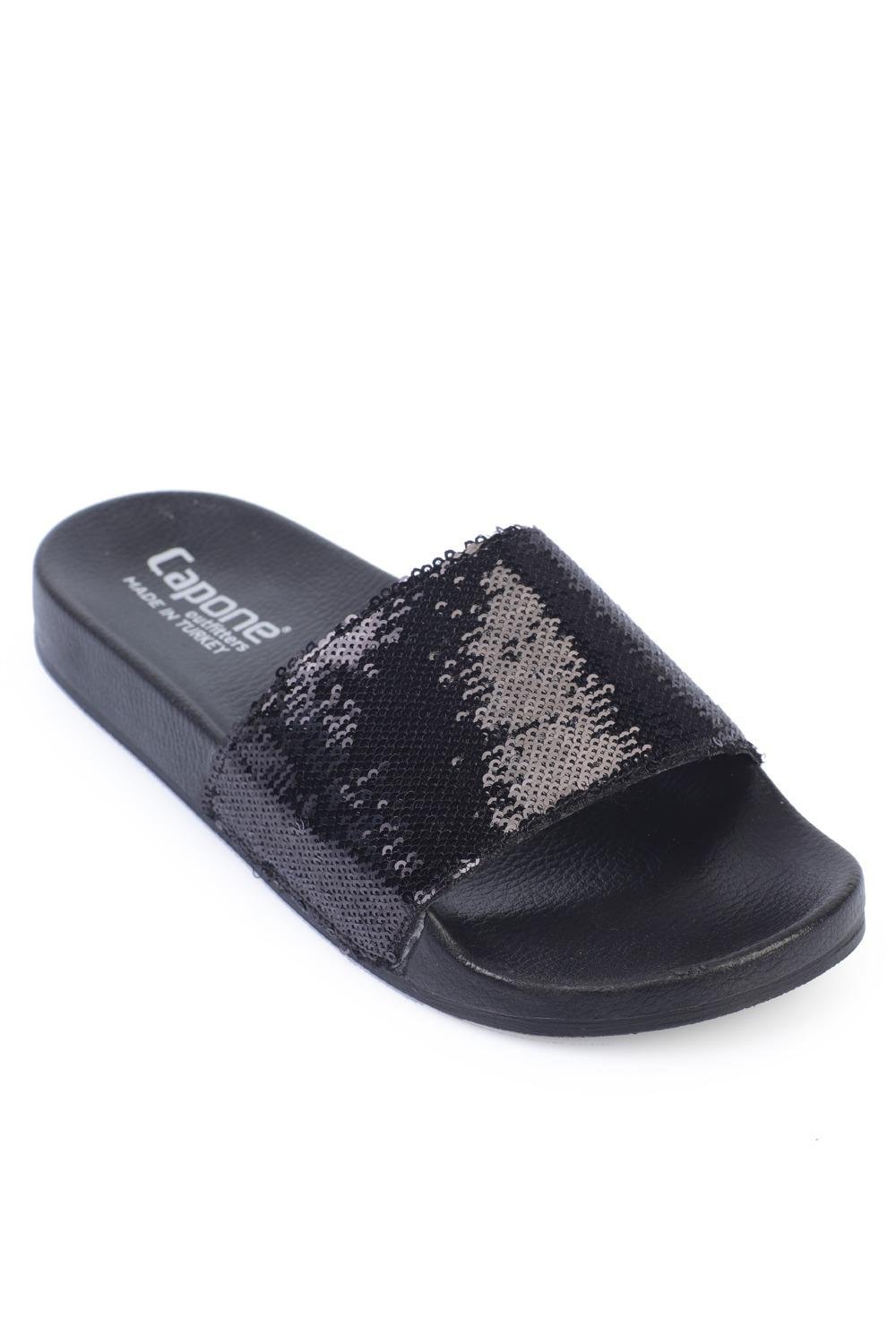 Capone Outfitters 901201 Women Black Sandal
