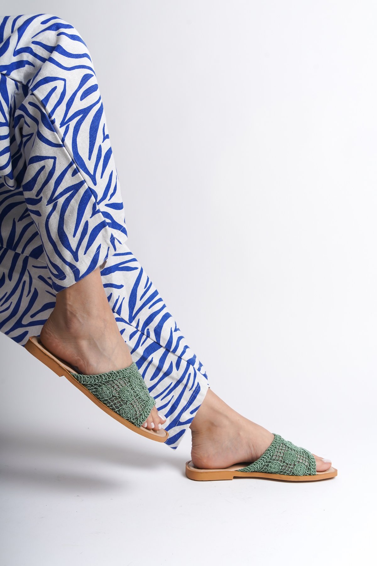 Capone Outfitters 970 Women Mint Green Sandal