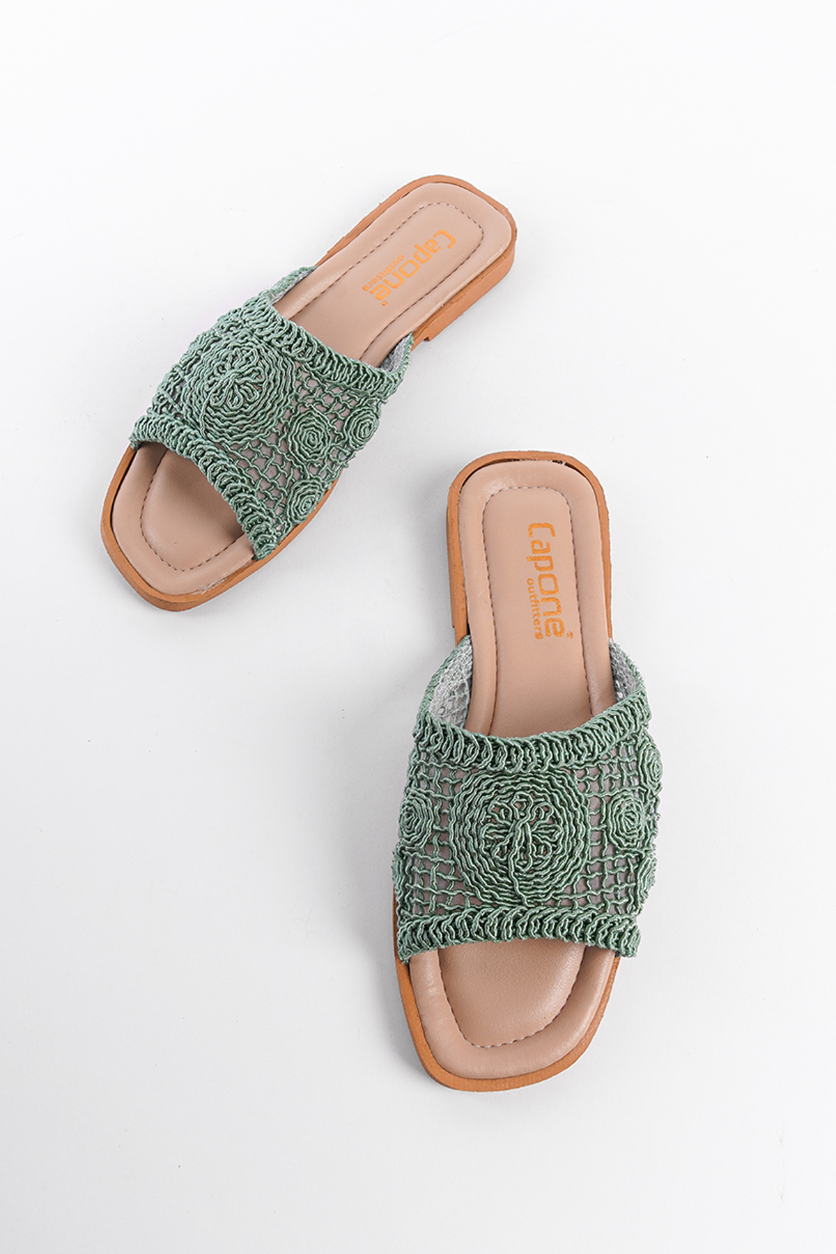 Capone Outfitters 970 Women Mint Green Sandal