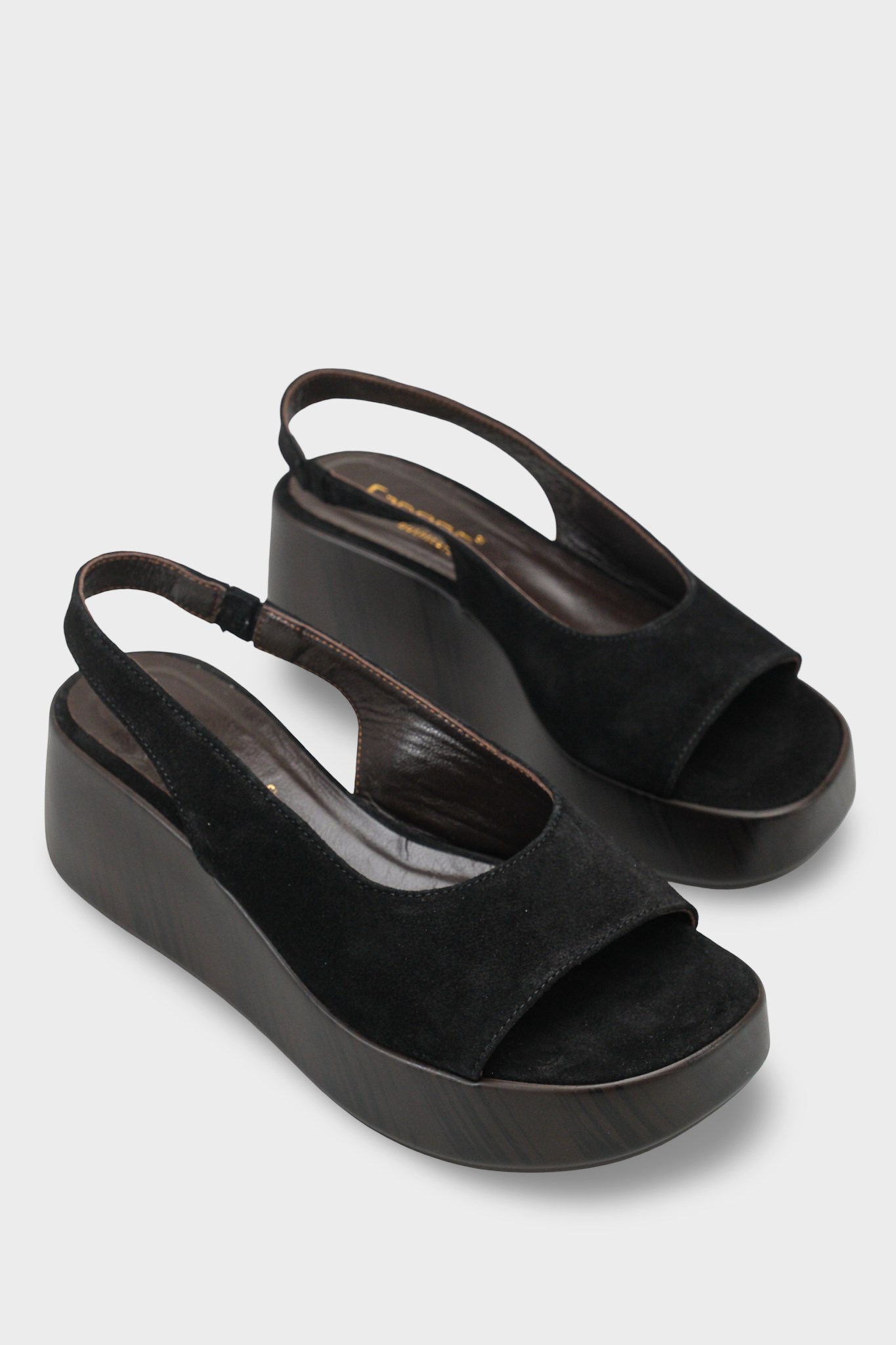 Capone Outfitters D103 Women Sued Black Sandal