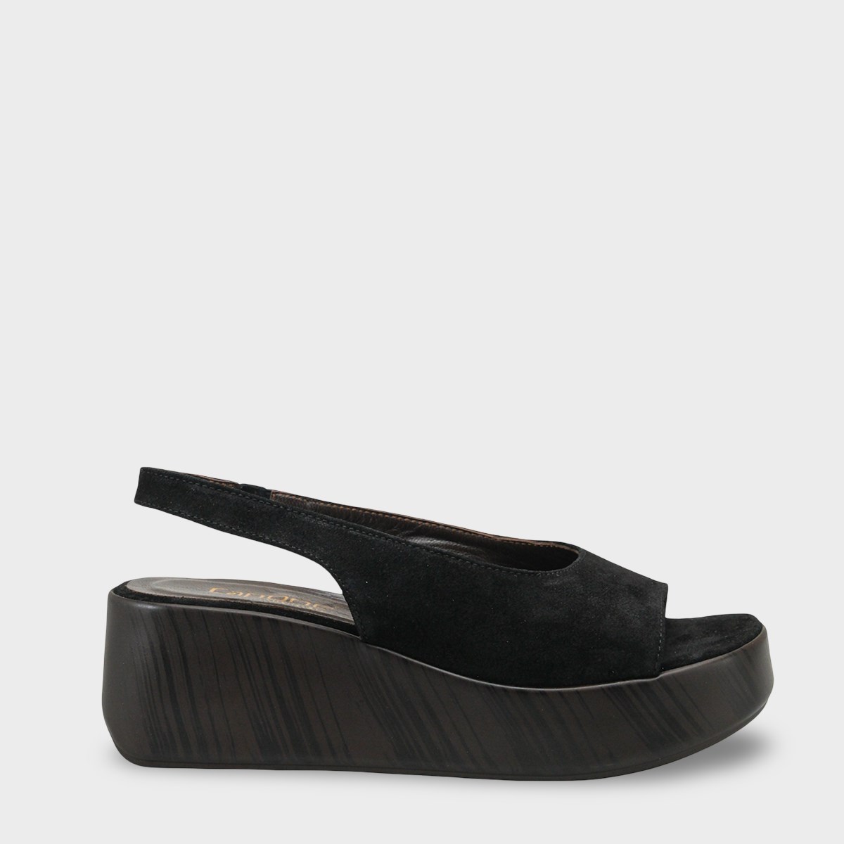 Capone Outfitters D103 Women Sued Black Sandal