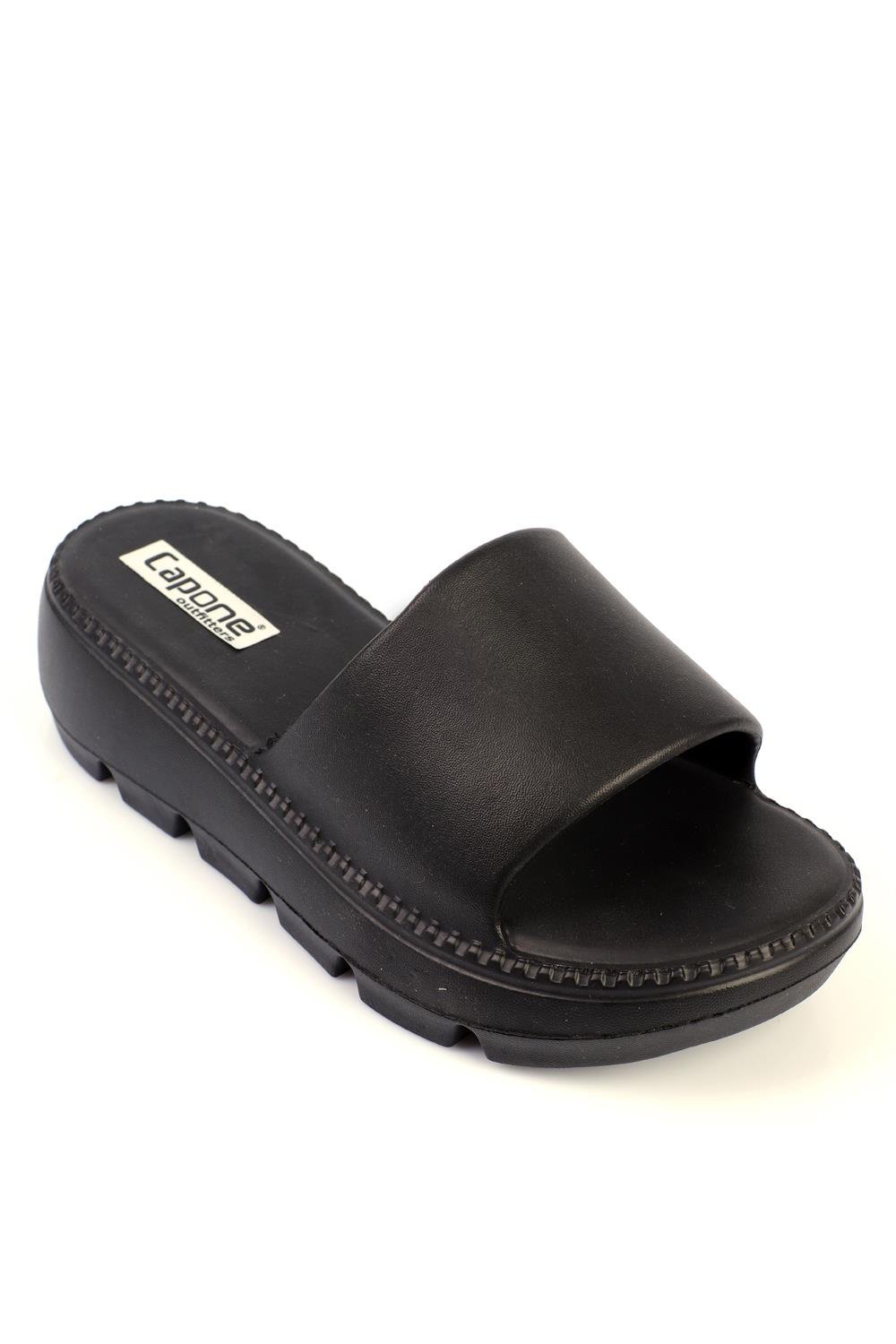 Capone Outfitters E01 Women Black Sandal